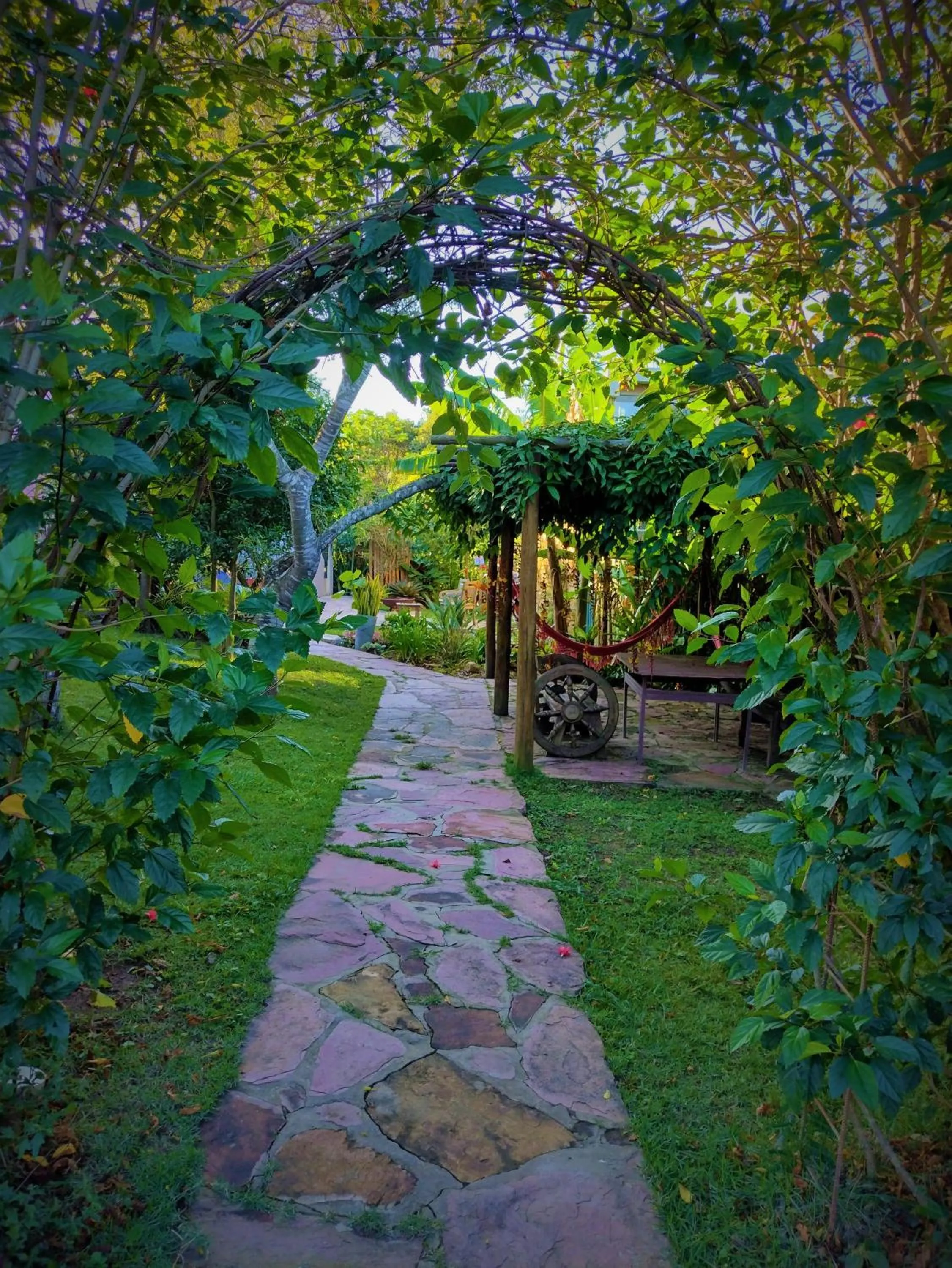 Garden in Pousada Zazen