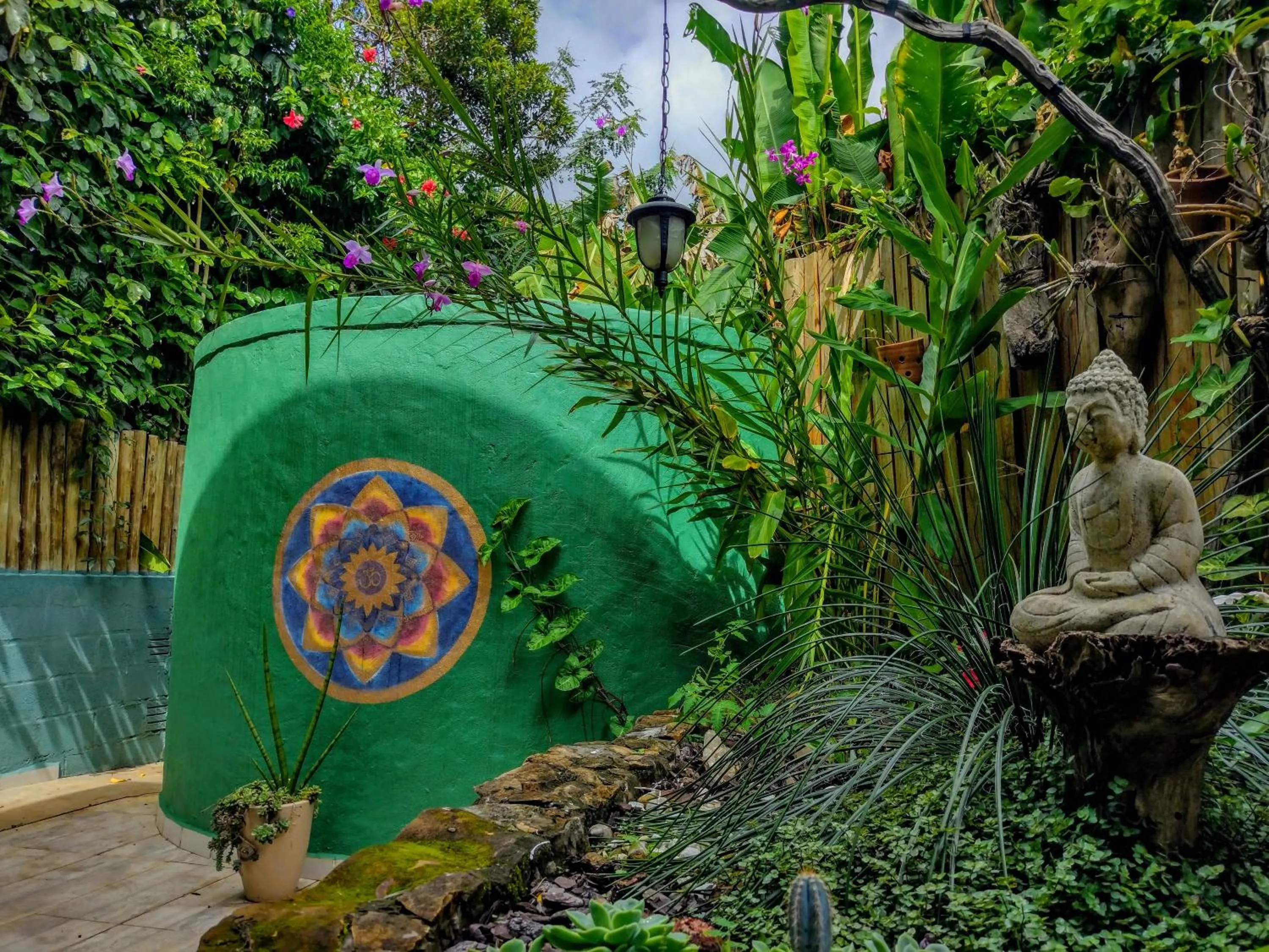 Garden in Pousada Zazen