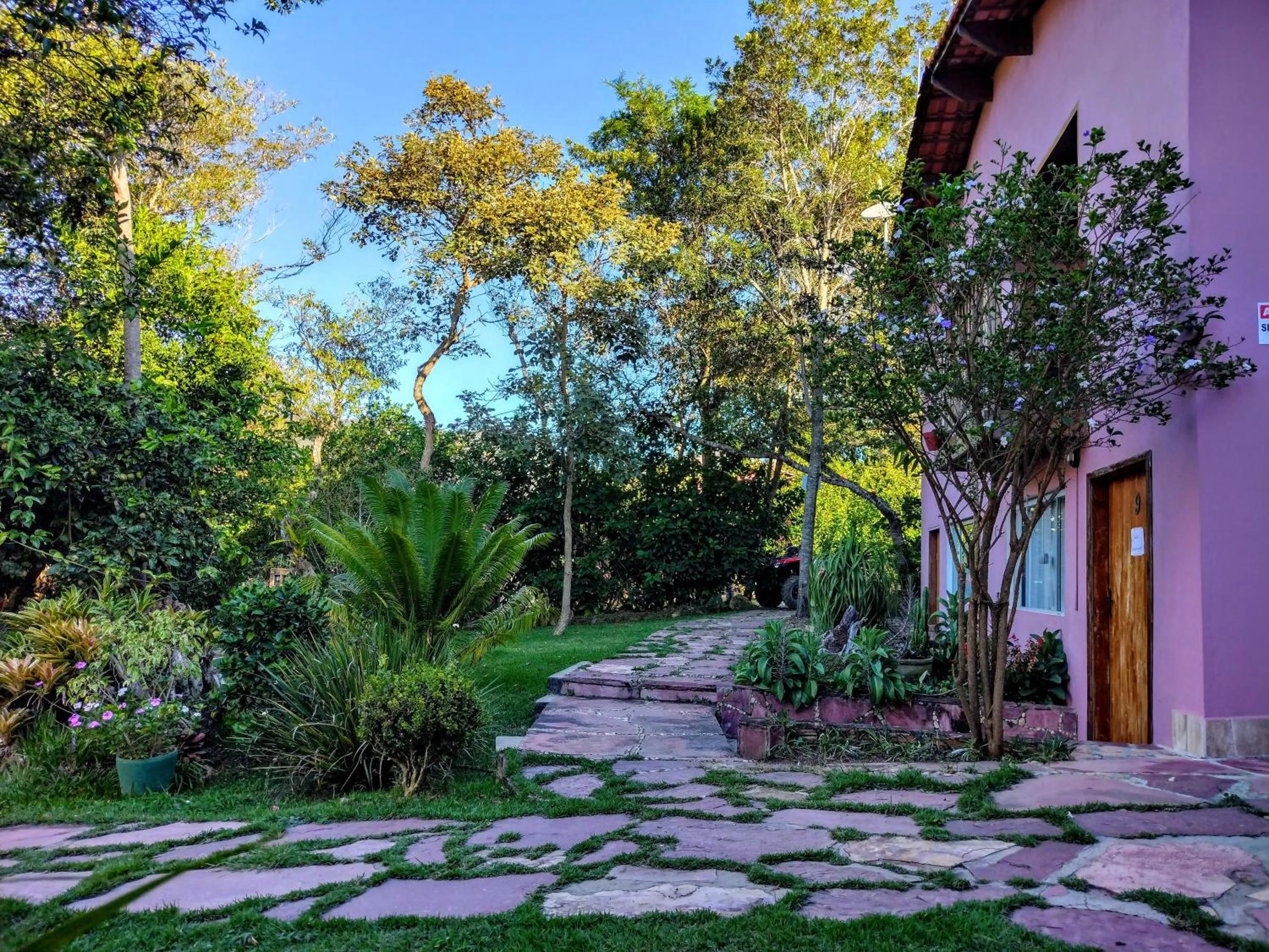 Garden in Pousada Zazen