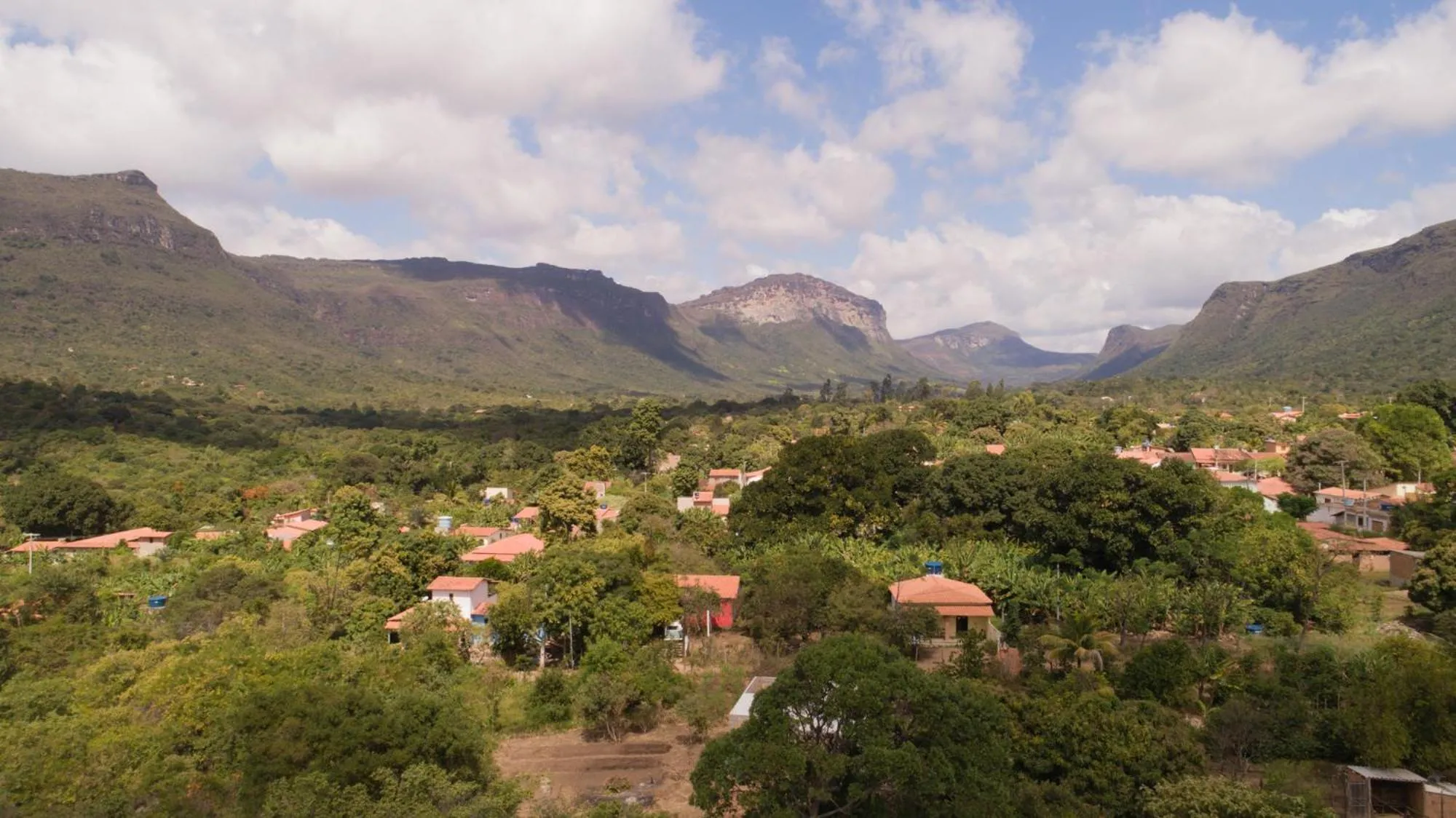 Bird's eye view in Pousada Zazen