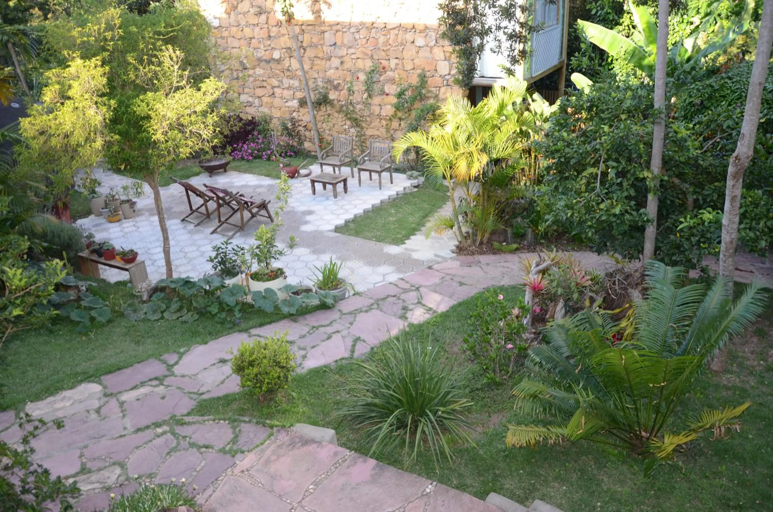 Garden in Pousada Zazen