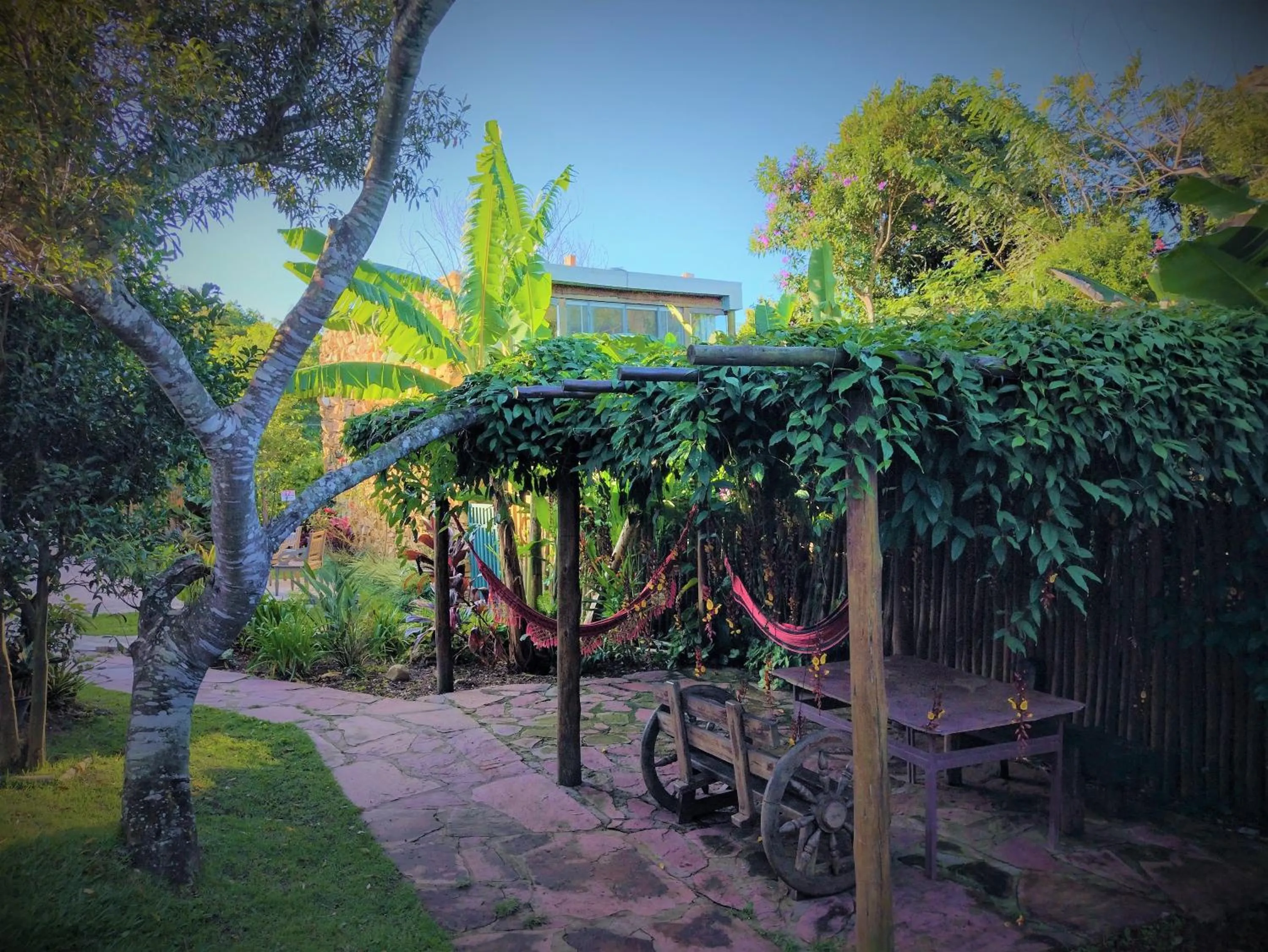Garden in Pousada Zazen