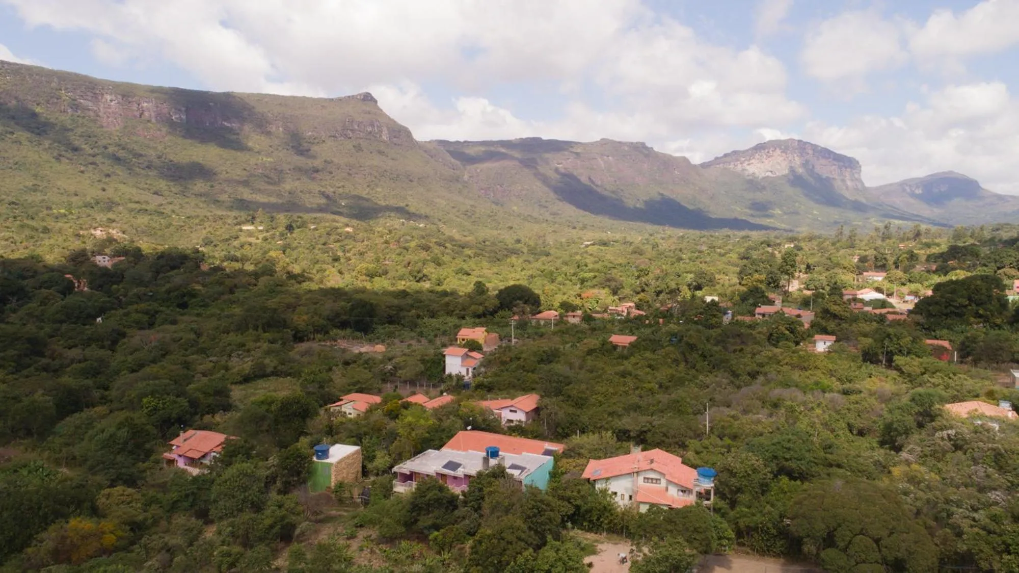 Bird's eye view in Pousada Zazen
