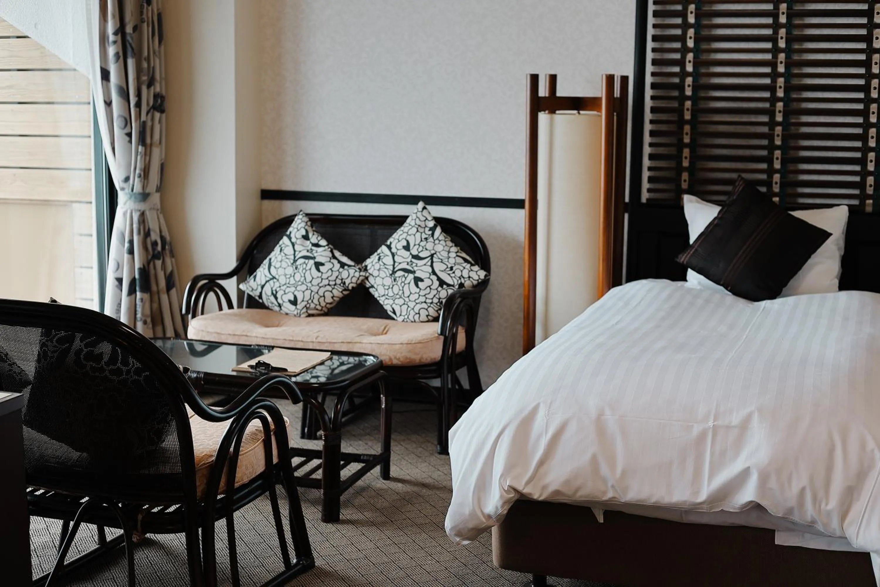 Bed in Ibusuki Royal Hotel