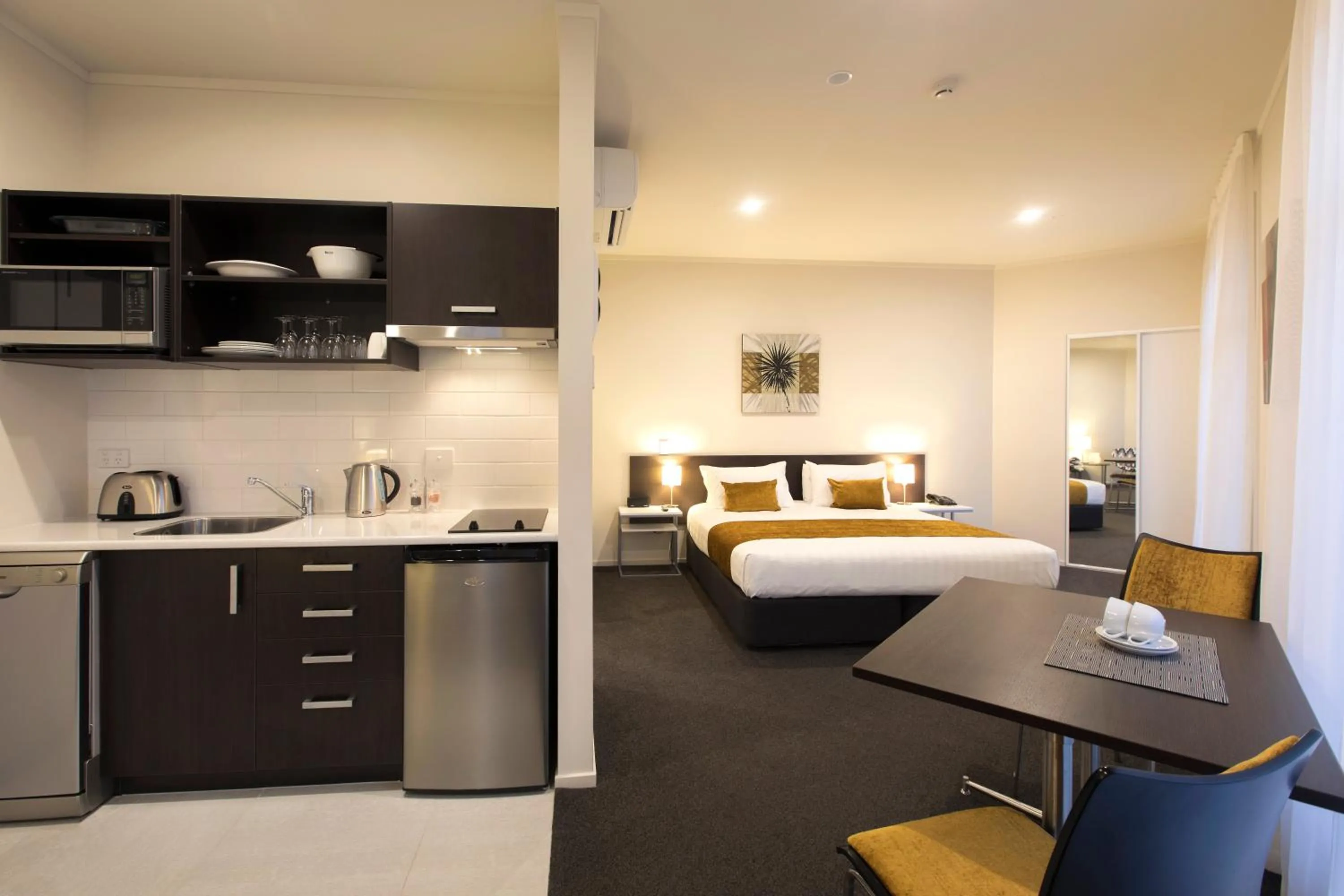 Bed in Quest Whangarei