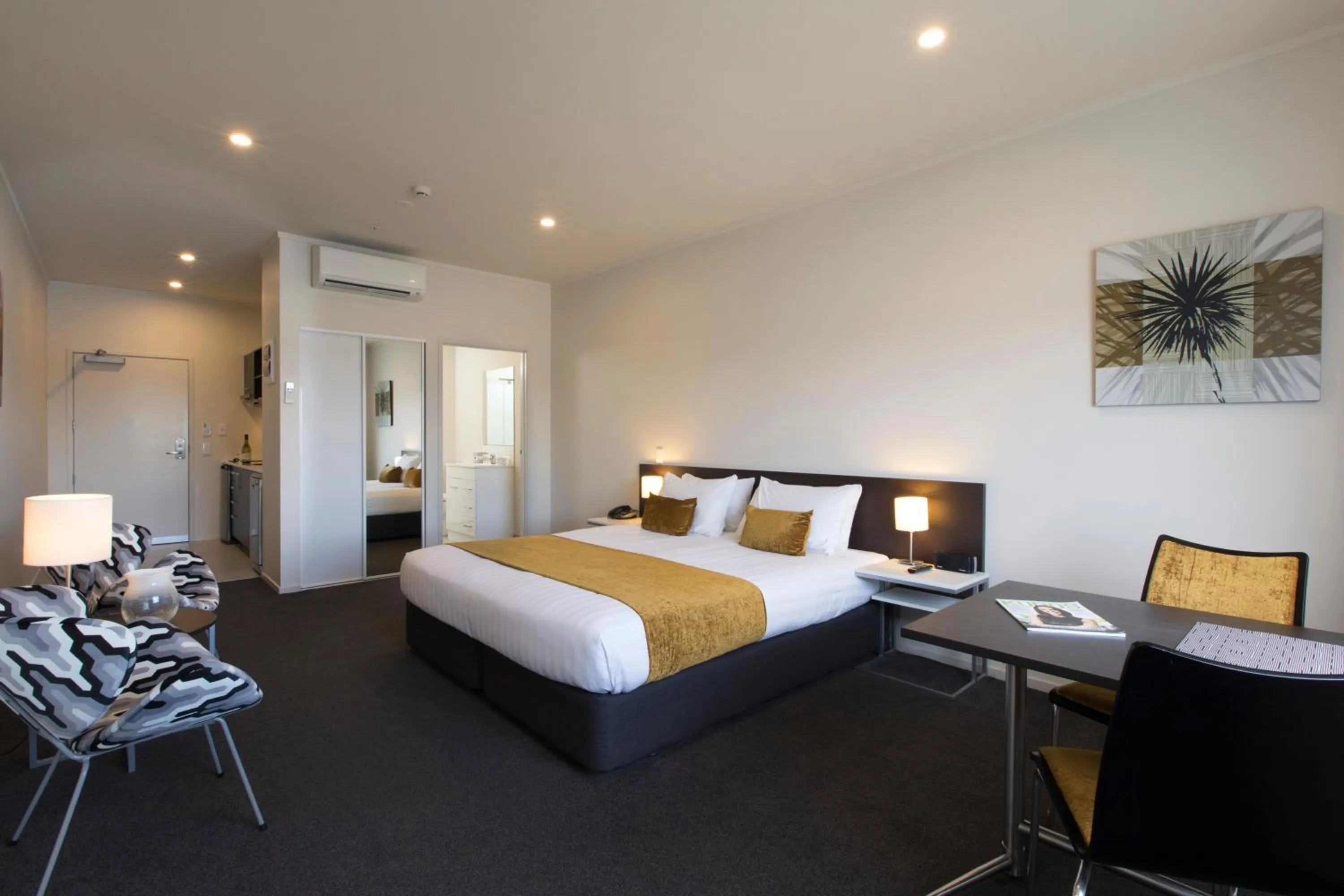 Bed in Quest Whangarei