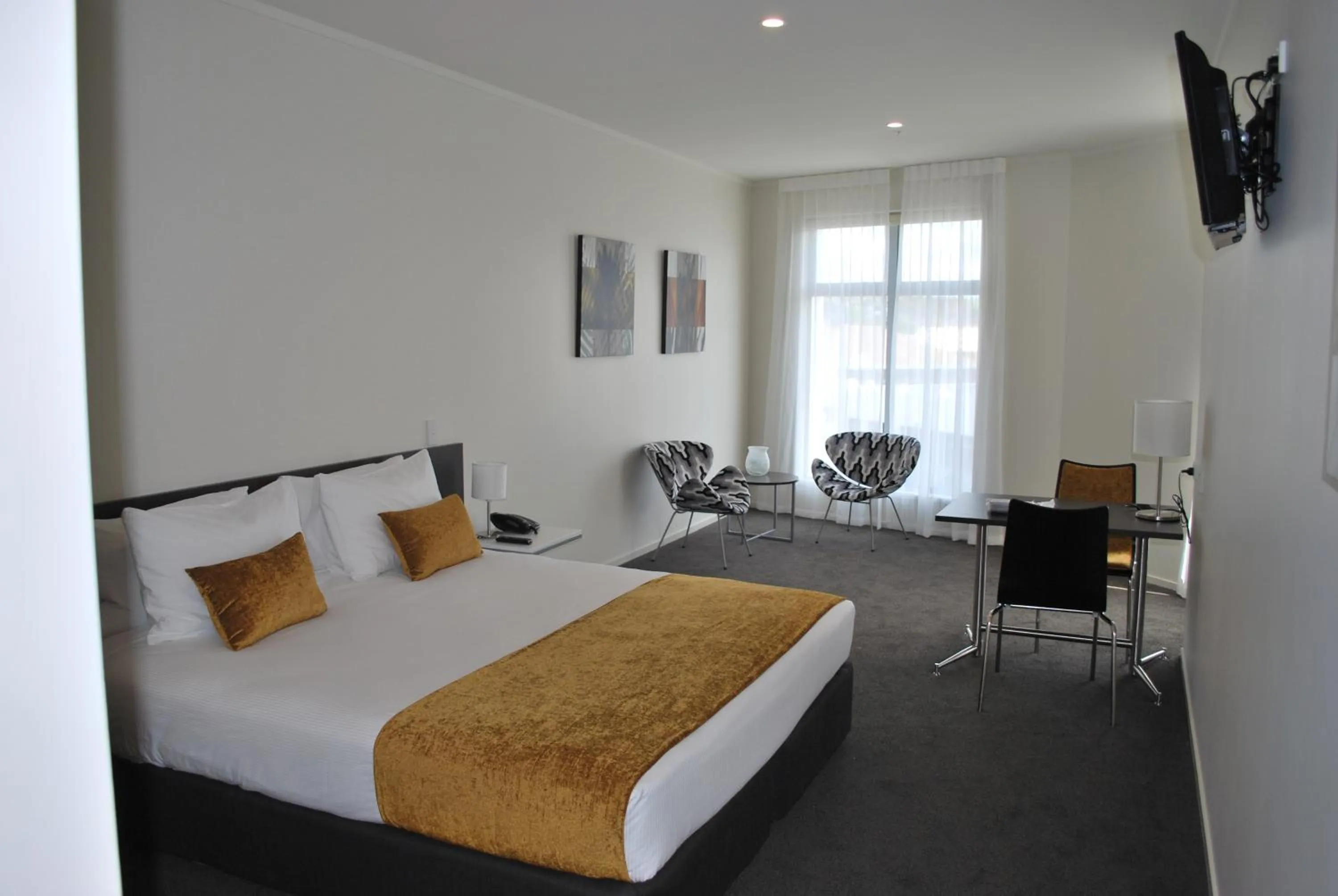 Bedroom, Bed in Quest Whangarei