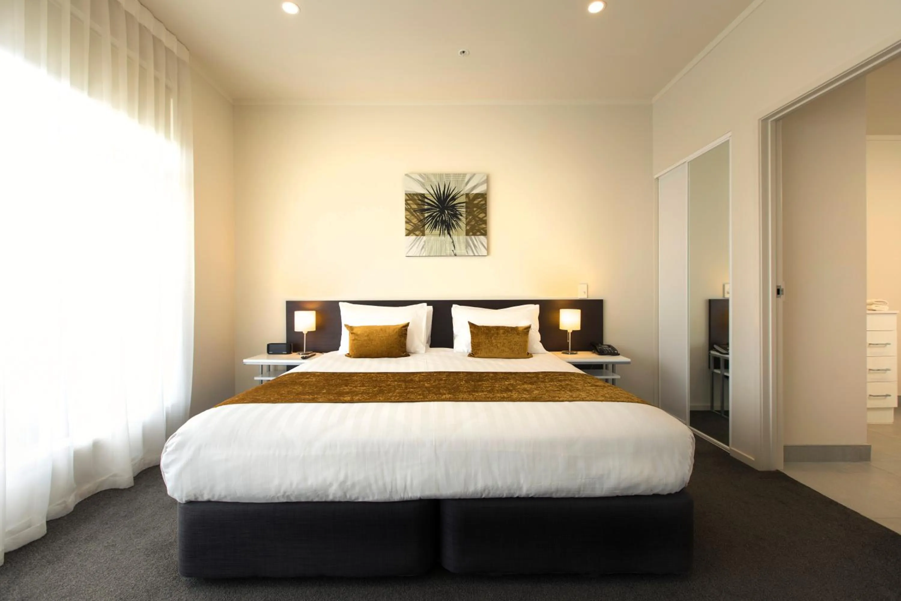 Bed in Quest Whangarei