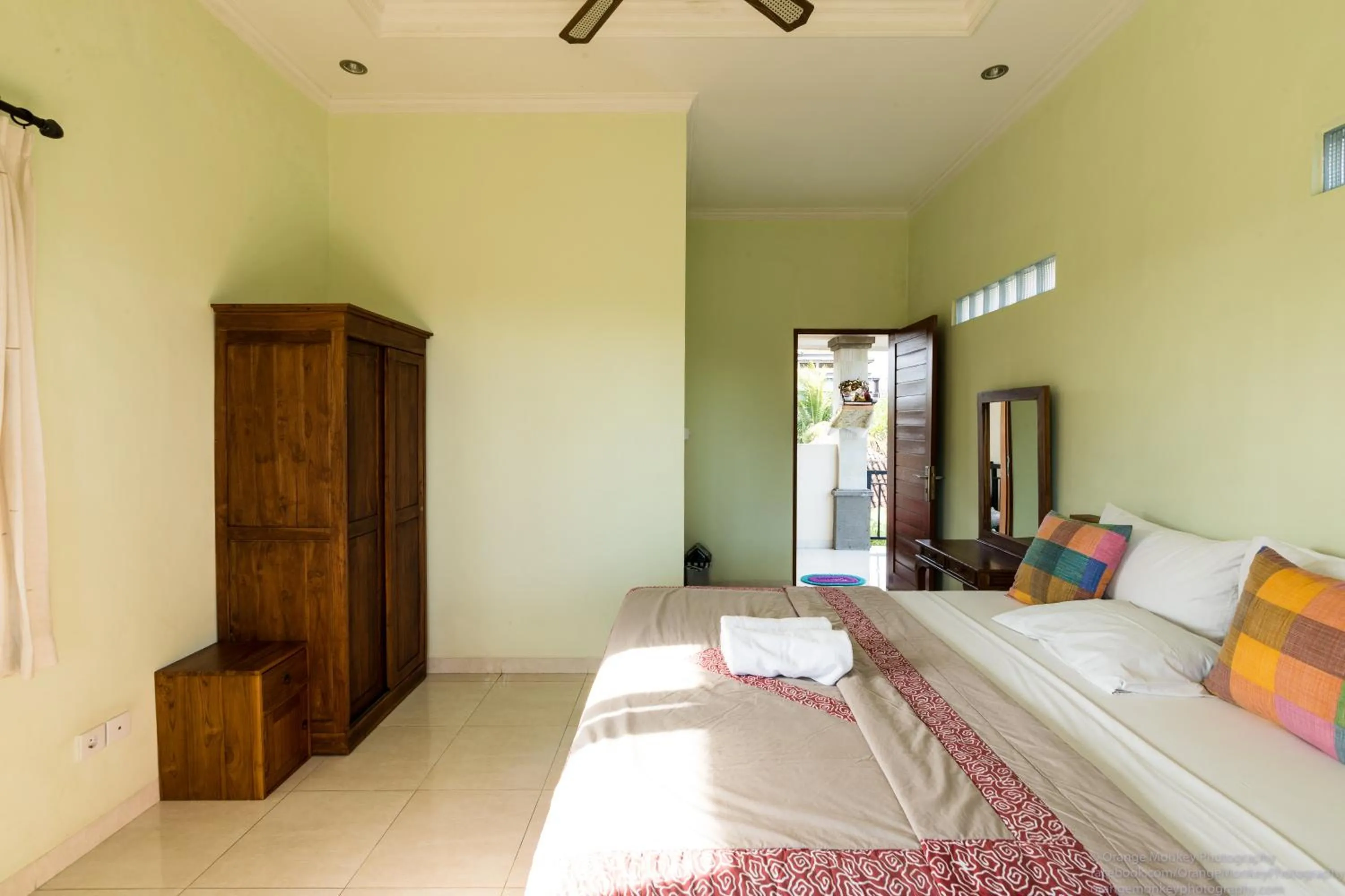 Bedroom, Bed in Sudiana House