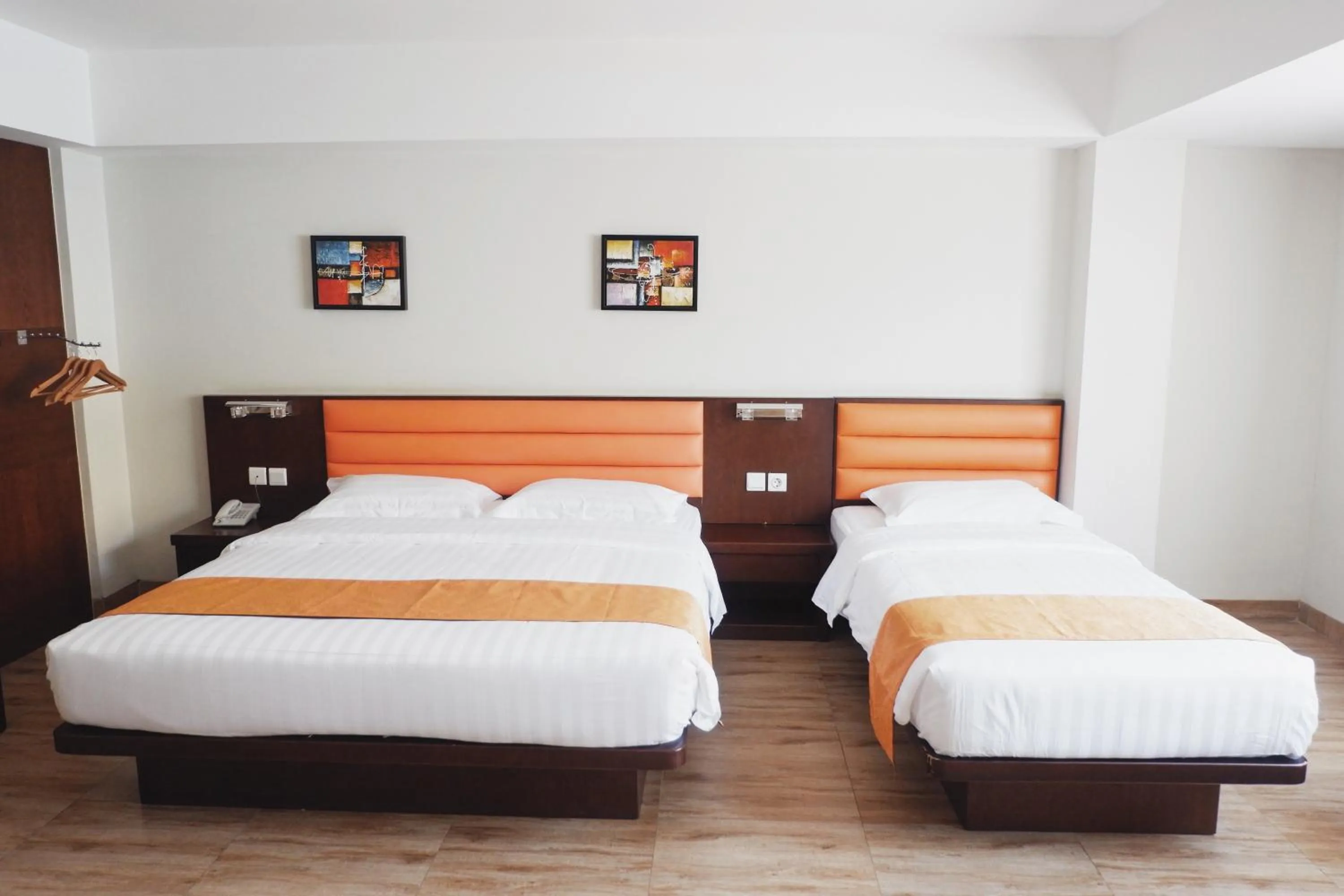 Bed in Hans Inn Batam