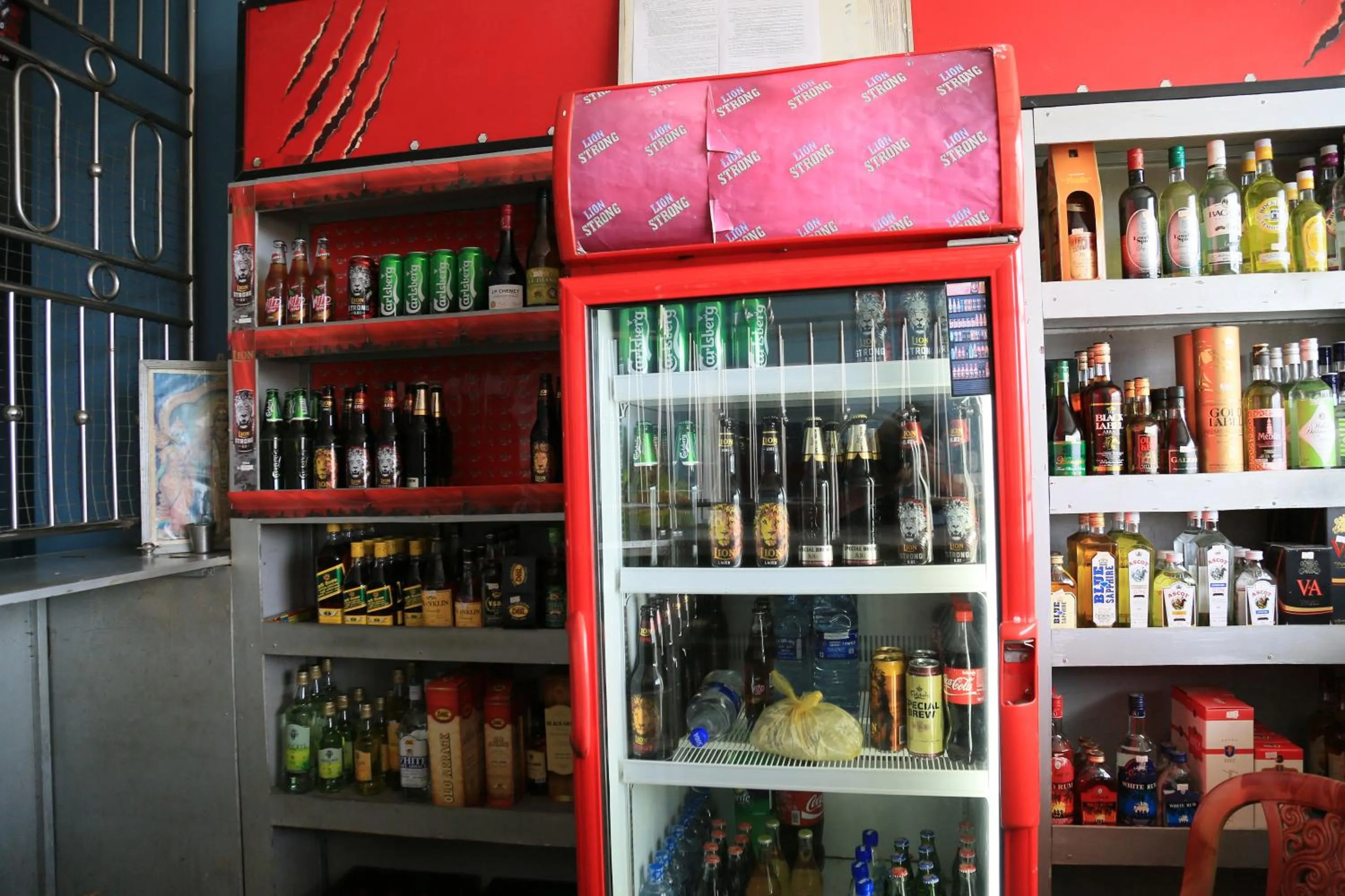 Alcoholic drinks in Kings Hotel Restaurant and Bar