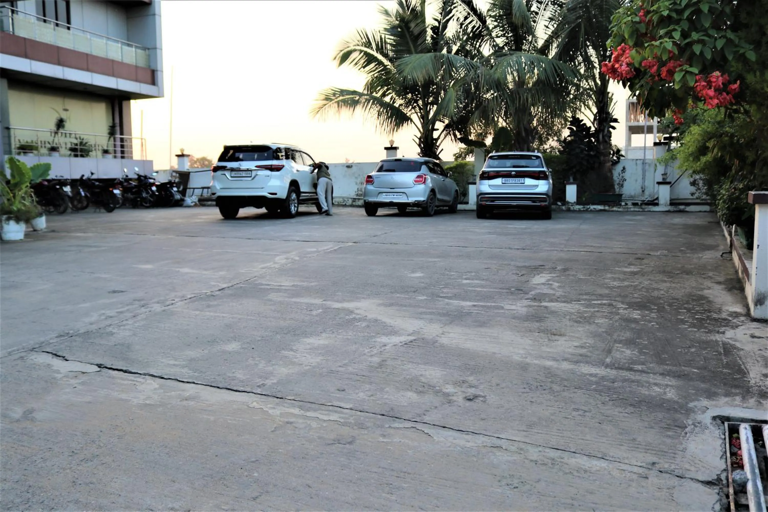 Parking in Hotel Vaishnavi Heights