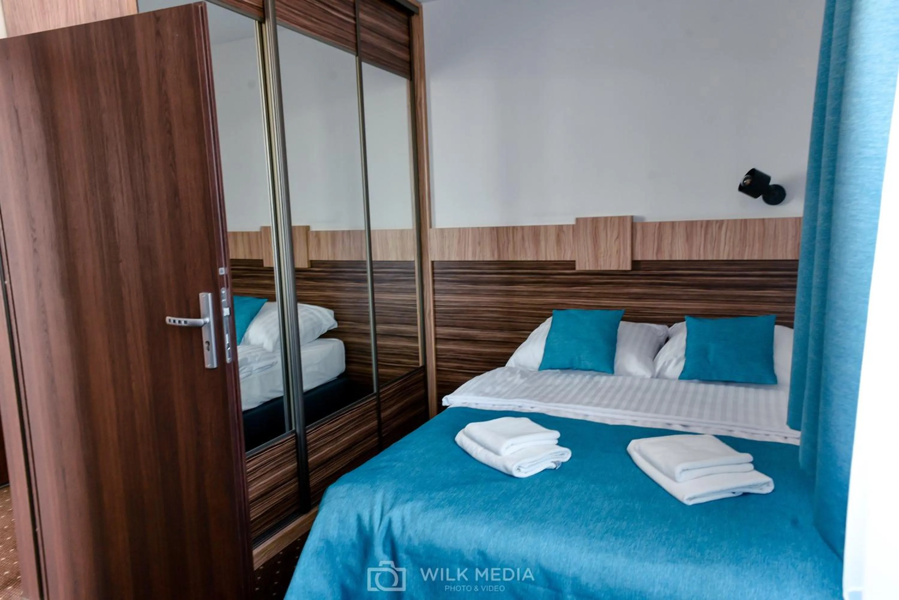 Bed in Hotel Milenium