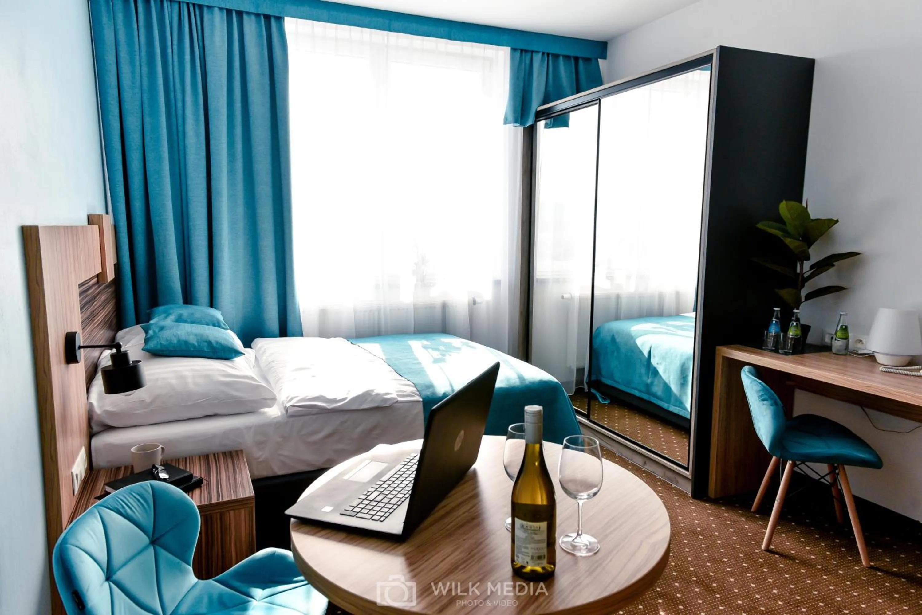 Bed in Hotel Milenium