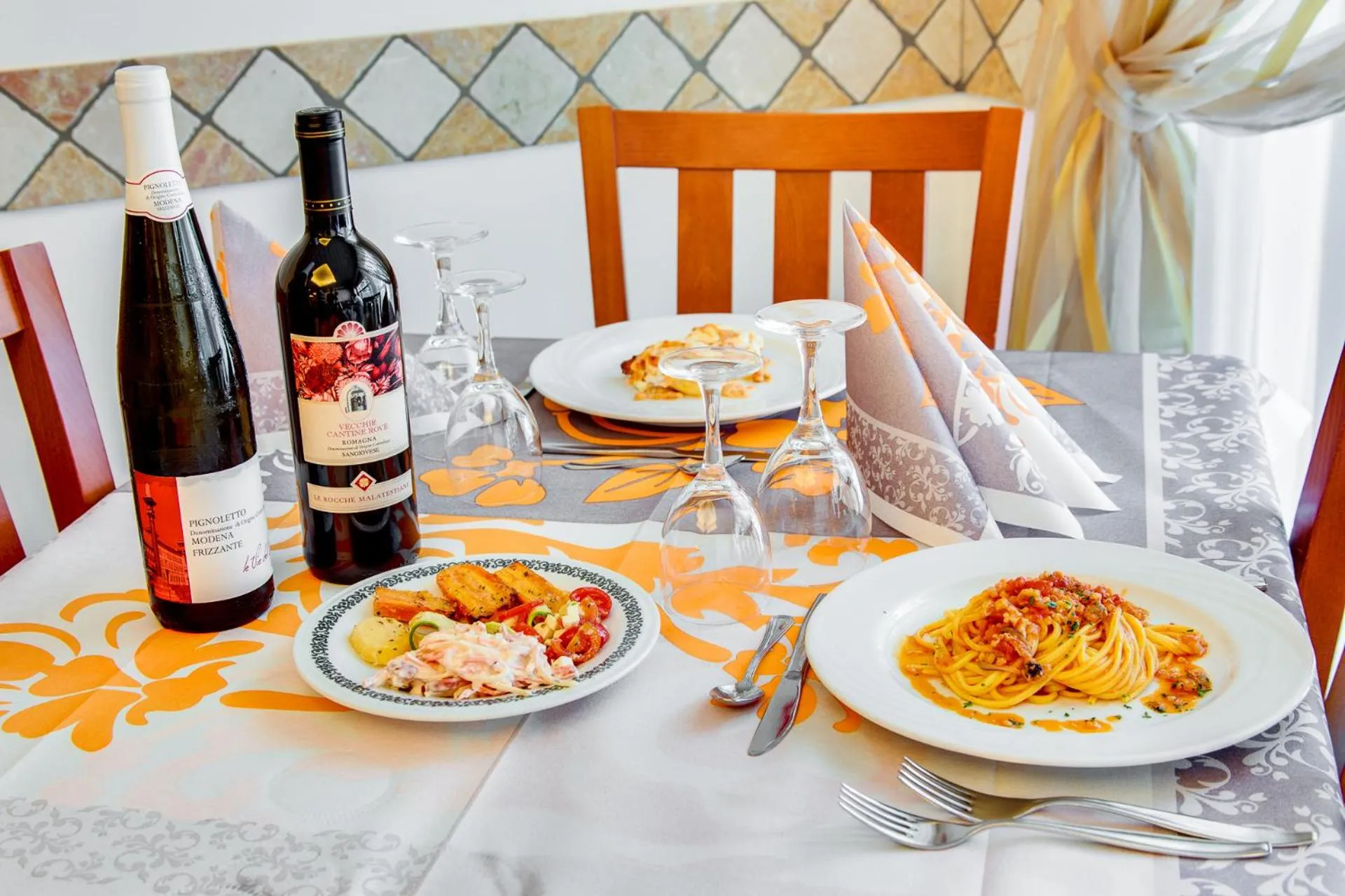 Food close-up in Hotel Dolcevita