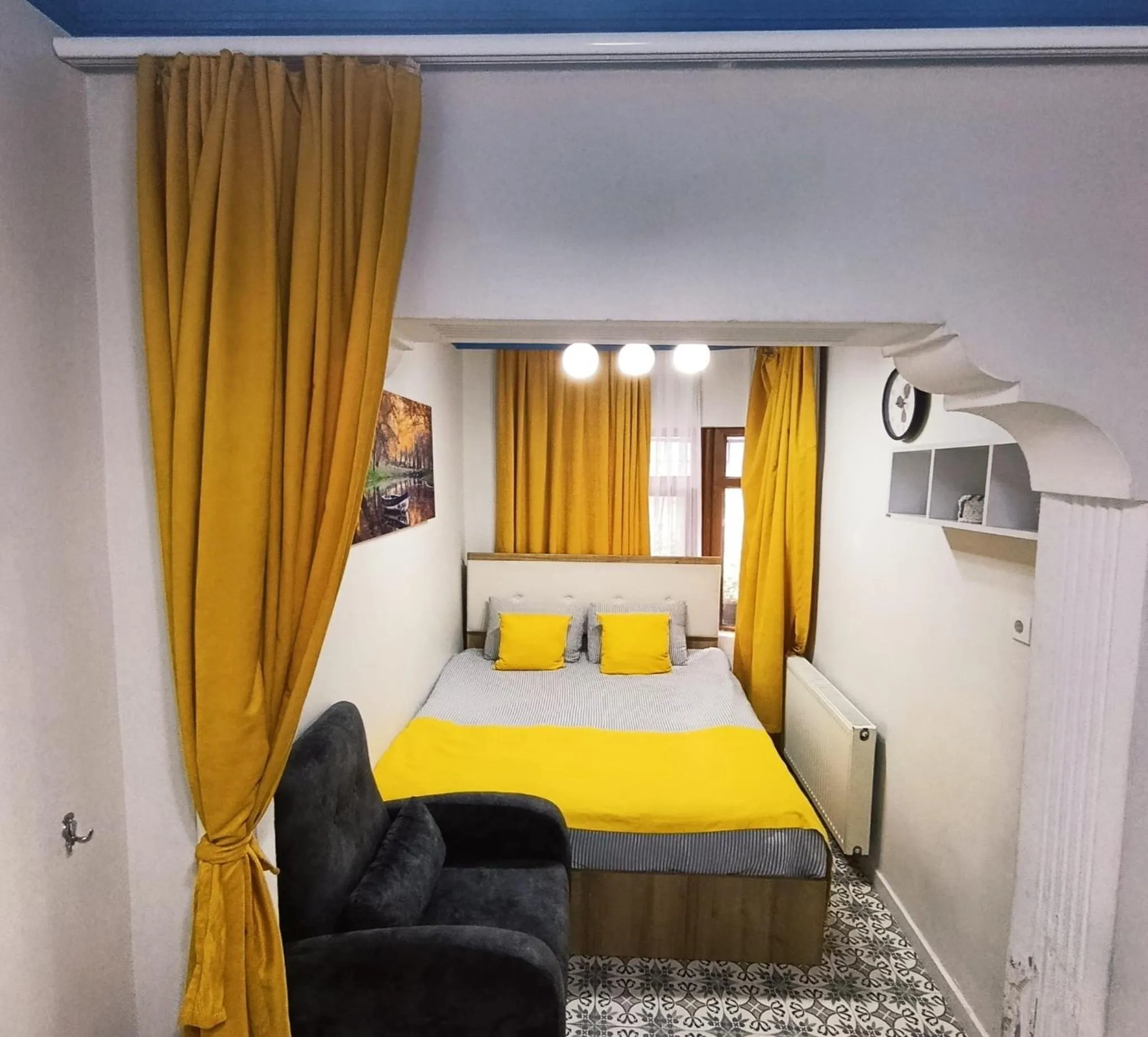 Bed in Armagan Suite Taksim