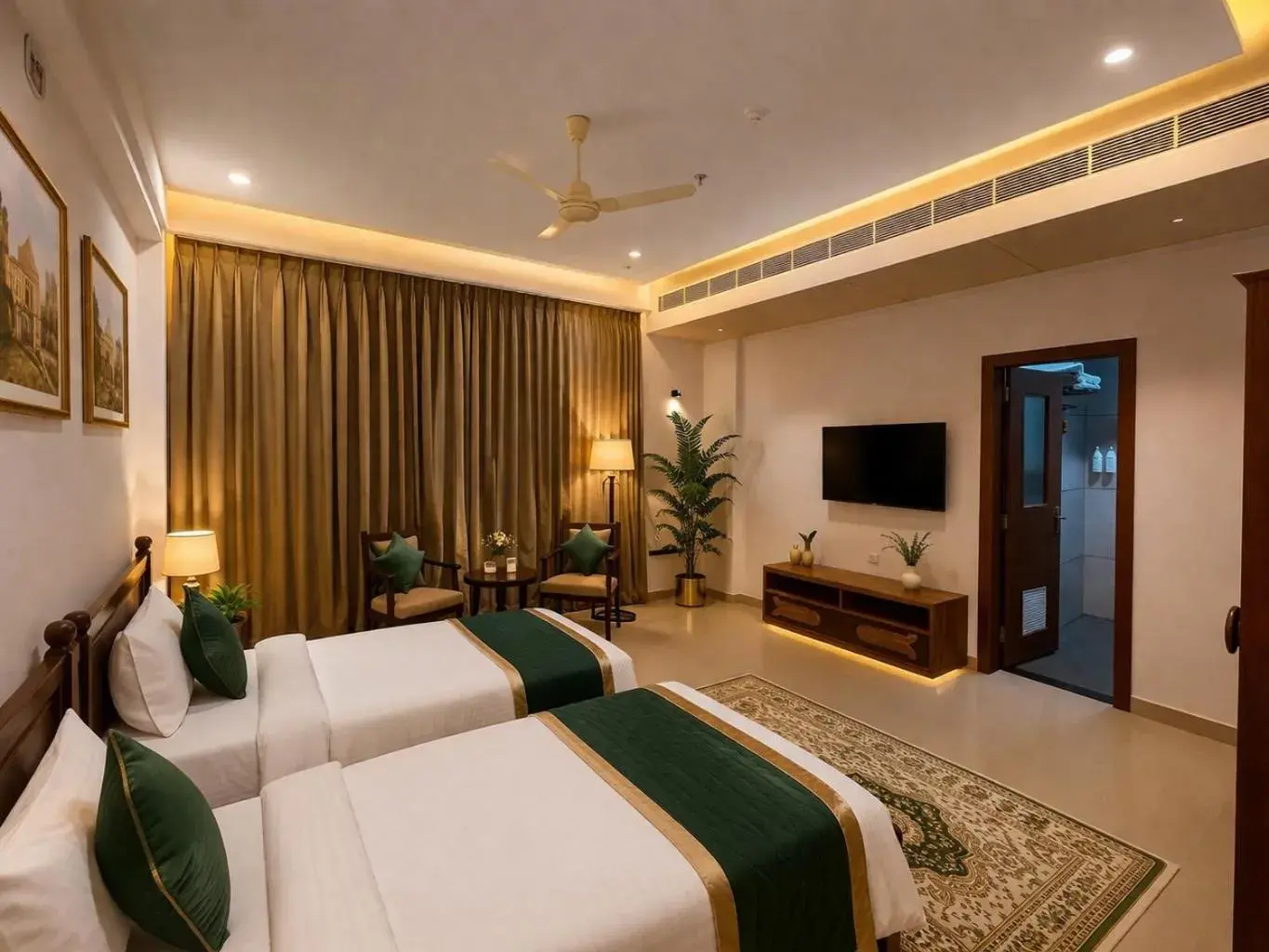 Deluxe Twin Room in Daksh The Fateh Retreat - near to Fateh Sagar Lake Deluxe Twin Room in Daksh The Fateh Retreat - near to Fateh Sagar Lake