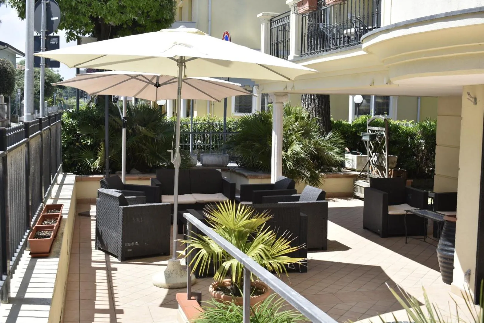 Garden in Hotel Perla Verde
