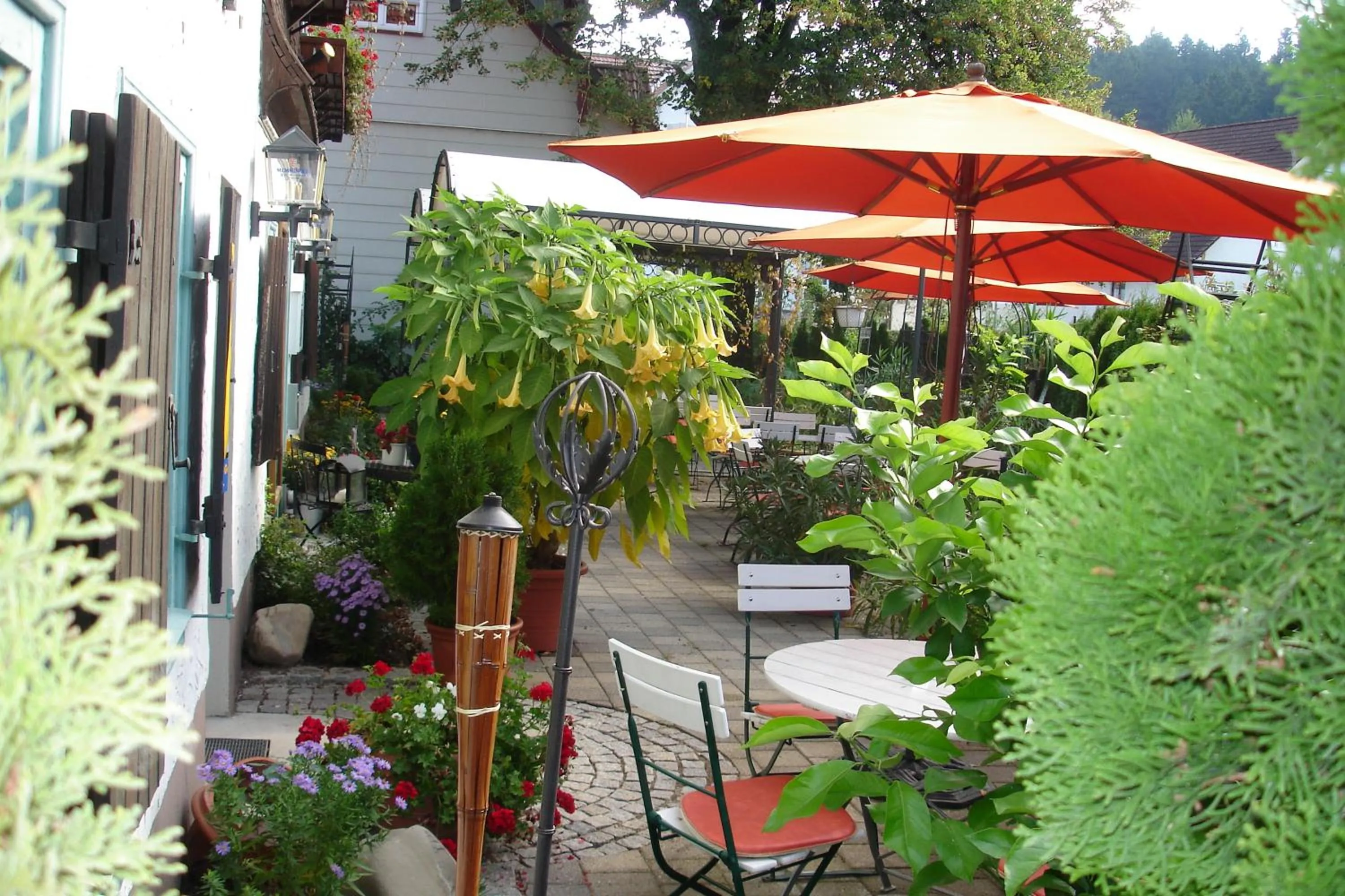 Patio in Landhaus Goldenes Kreuz
