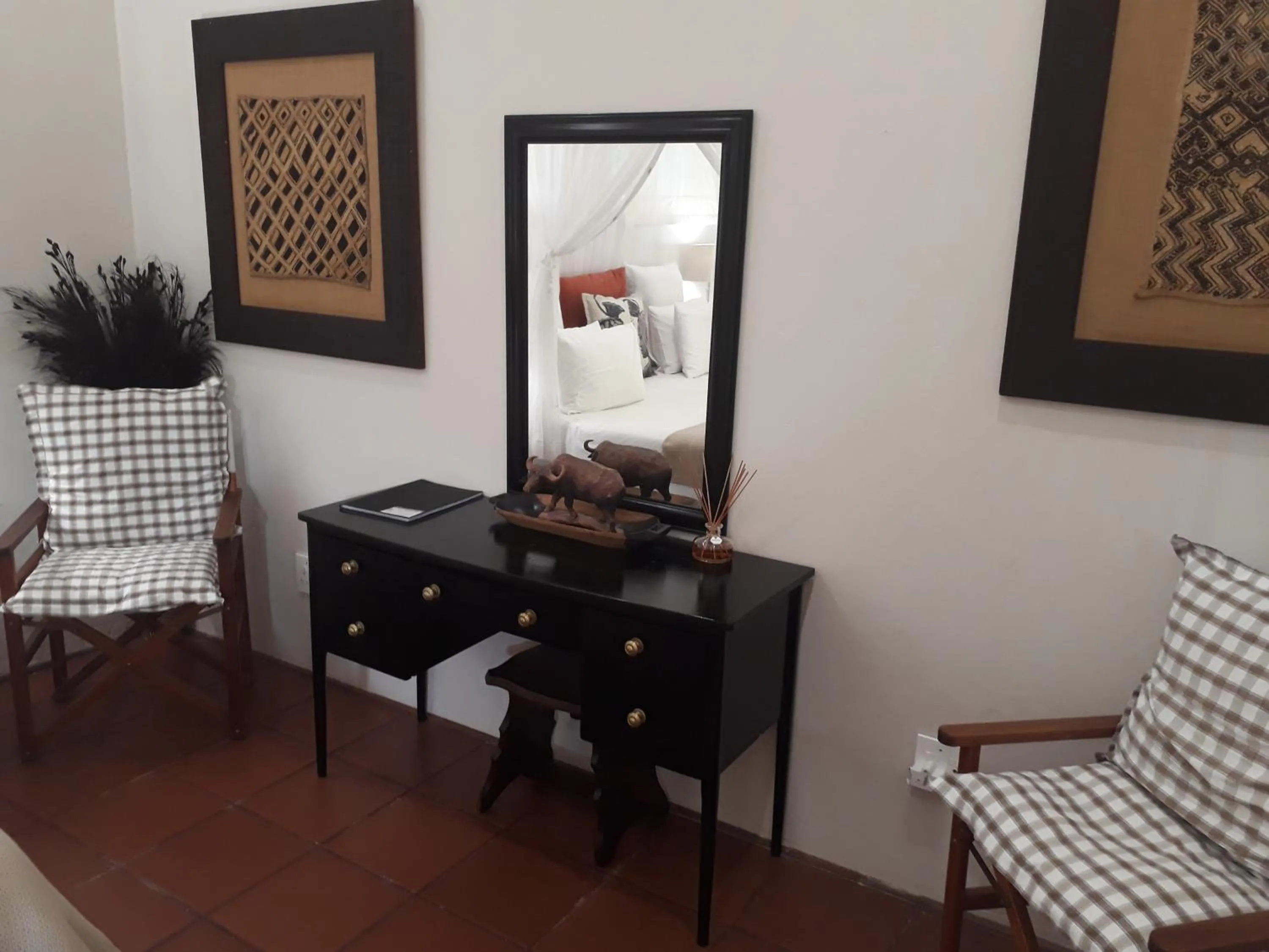 Seating area in St Lucia Kingfisher Lodge