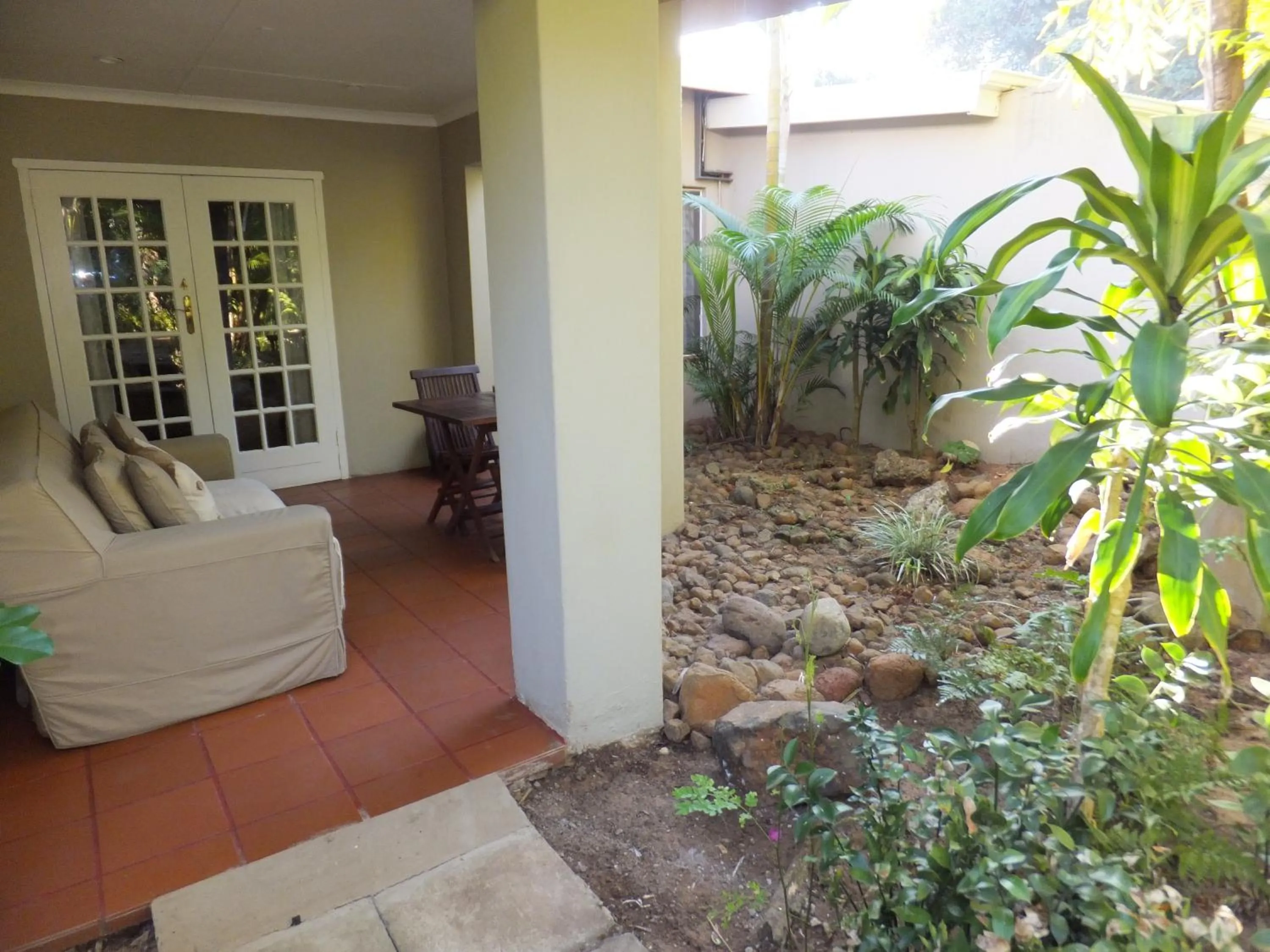 Patio in St Lucia Kingfisher Lodge
