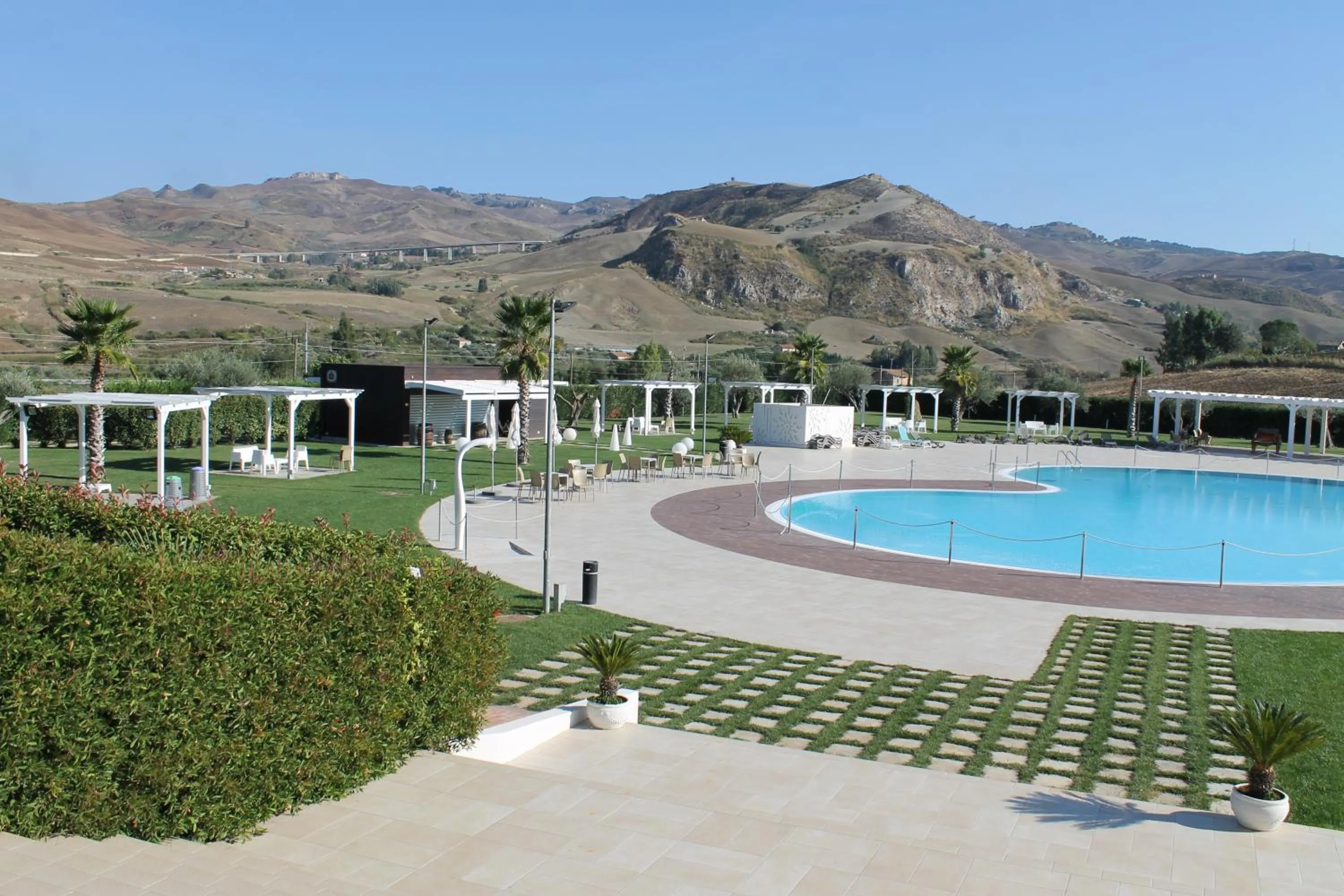Pool view in Casale Margherita
