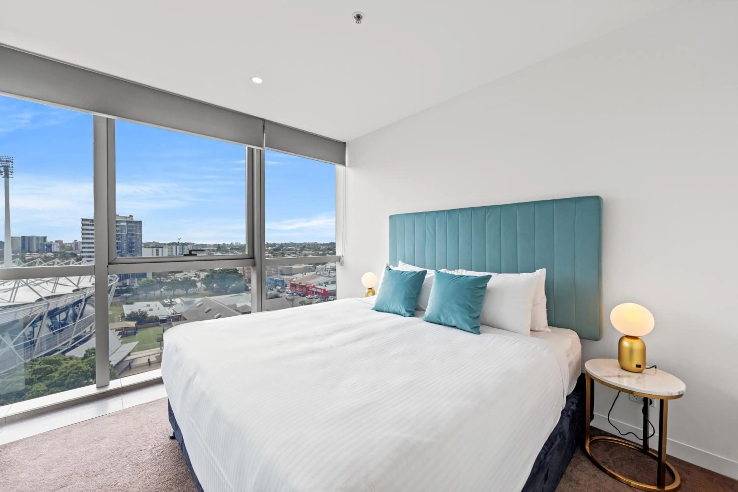 Bed in Trafalgar Lane Apartments by CLLIX