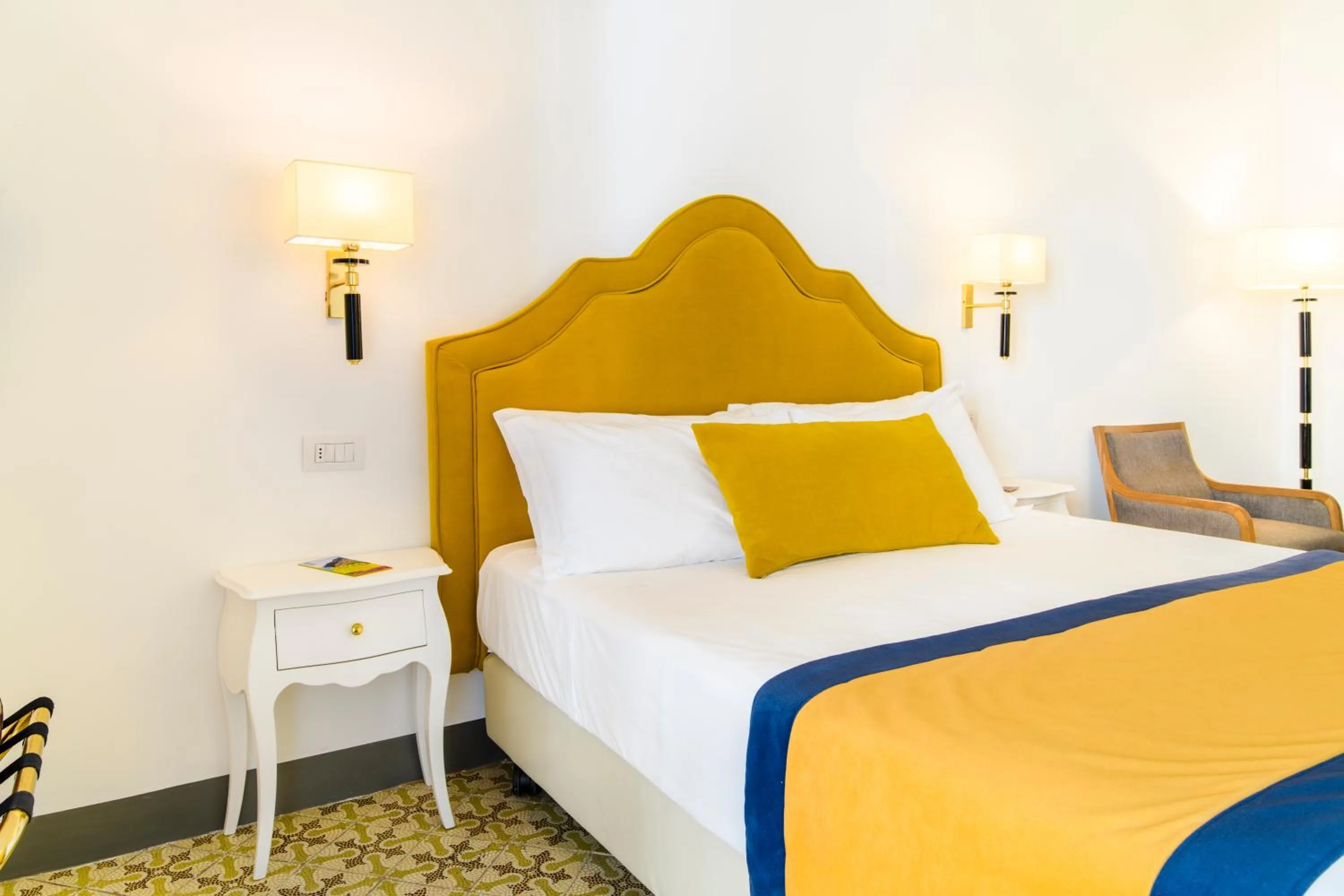 Bed in Amalfi Luxury House