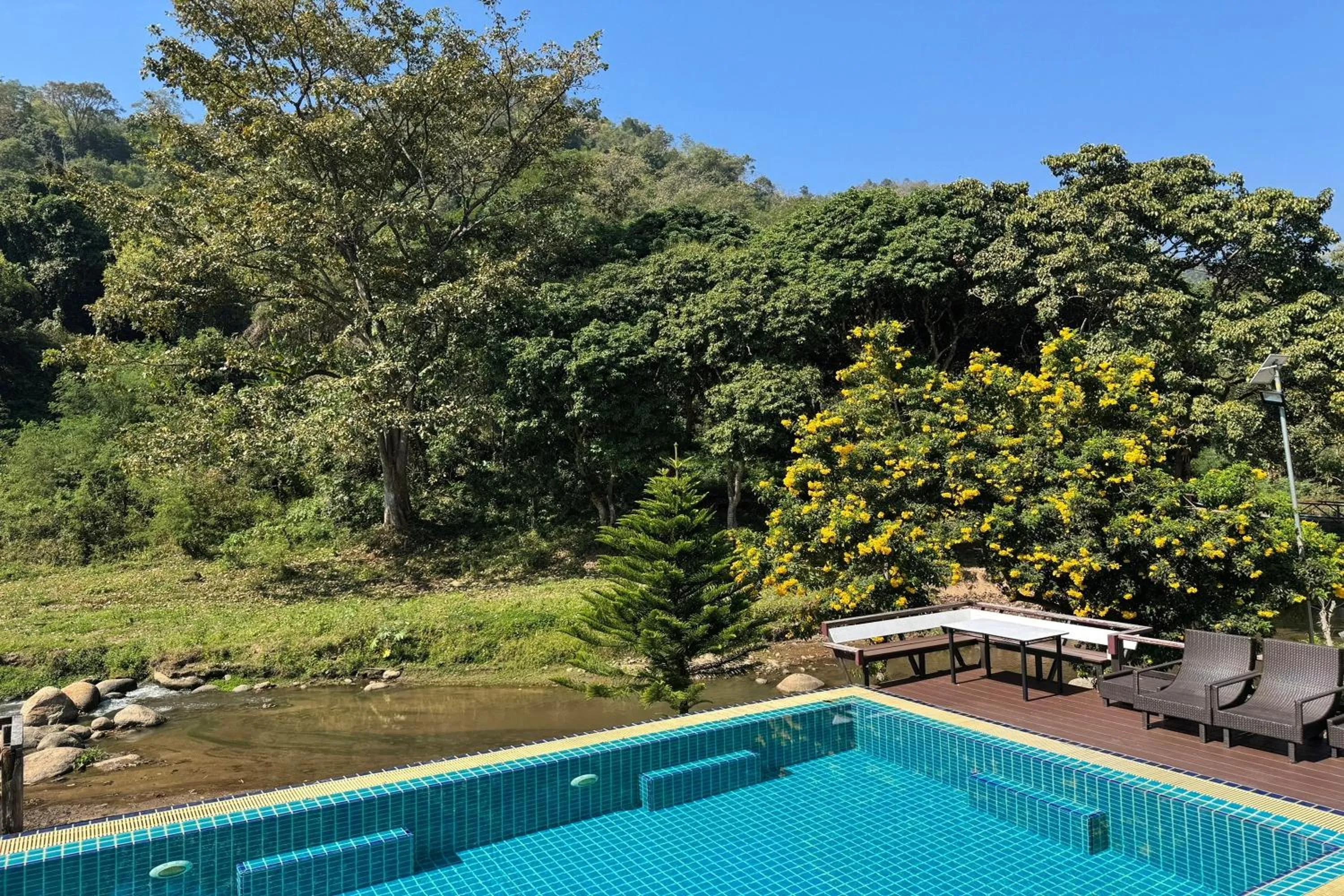Swimming pool in Tung Lakorn Farm