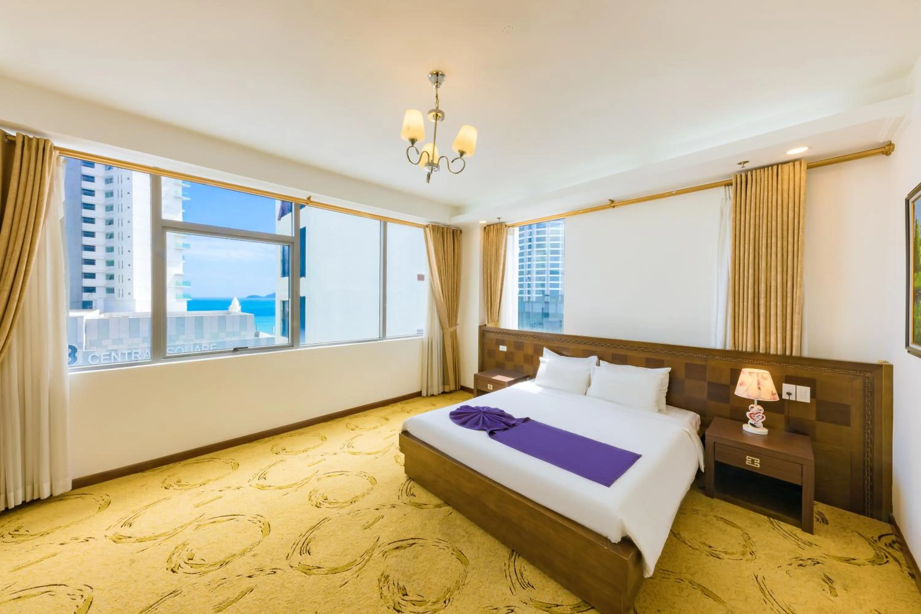 Bedroom, Bed in Central Nha Trang Hotel