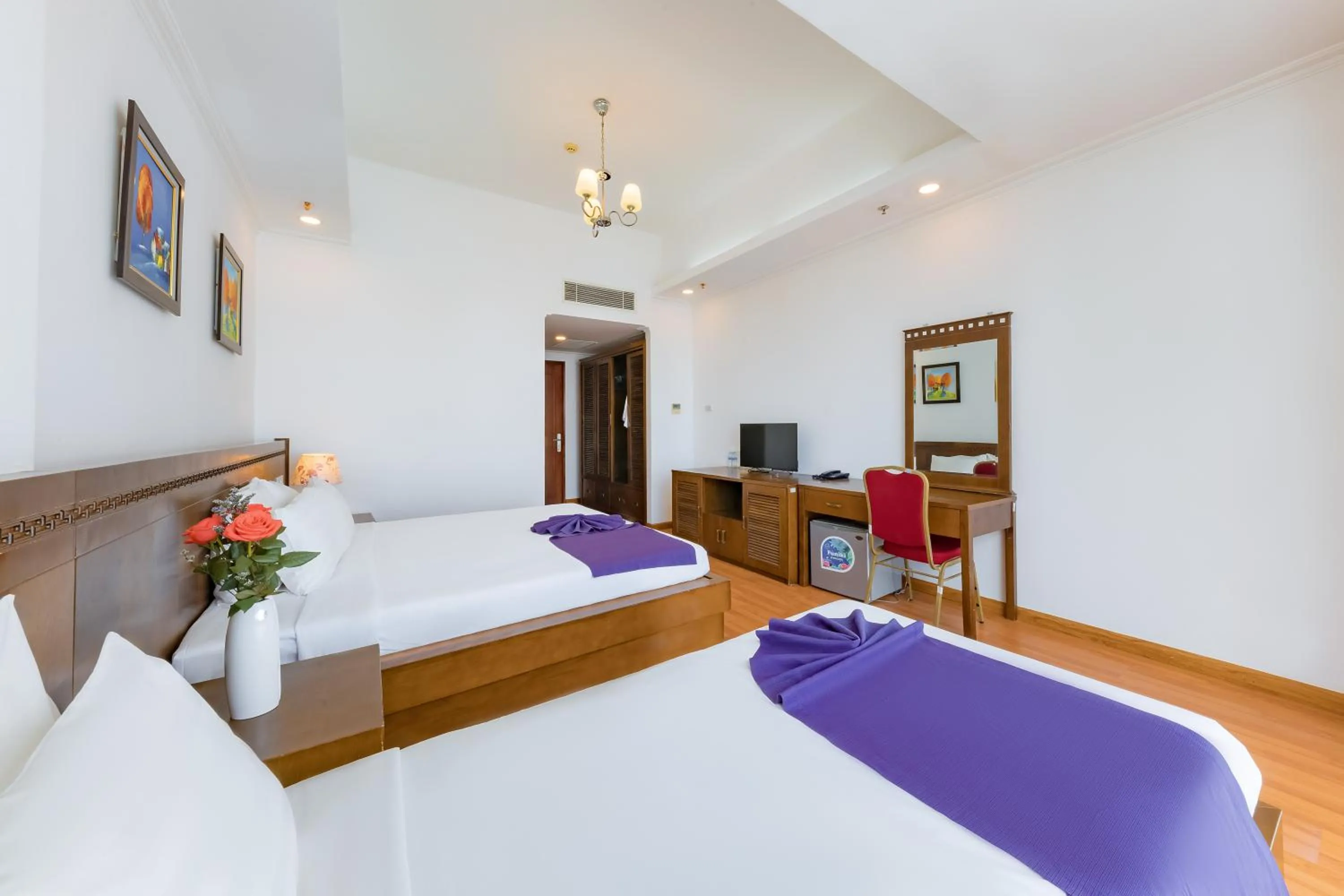 Photo of the whole room, Bed in Central Nha Trang Hotel