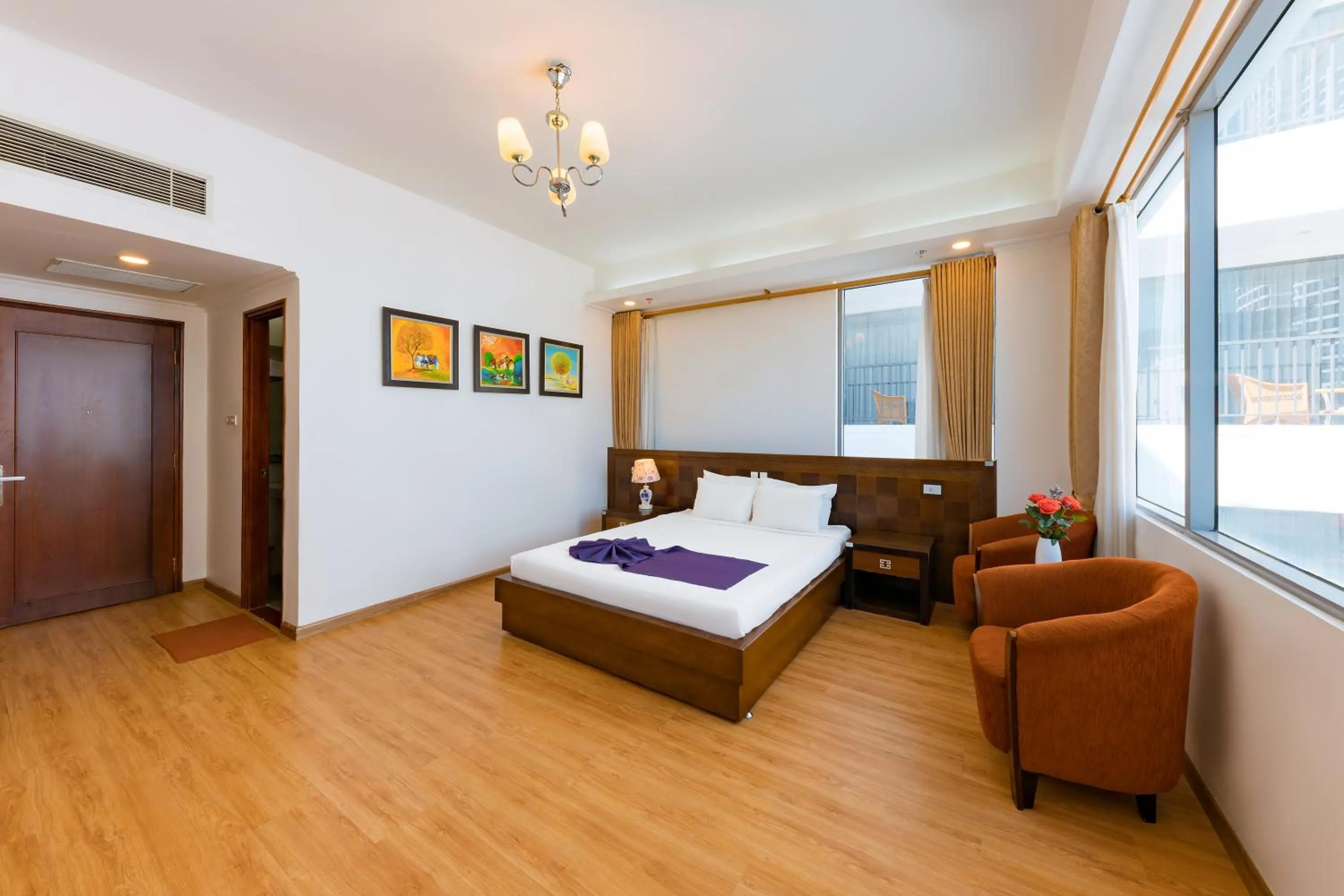 Bedroom, Bed in Central Nha Trang Hotel