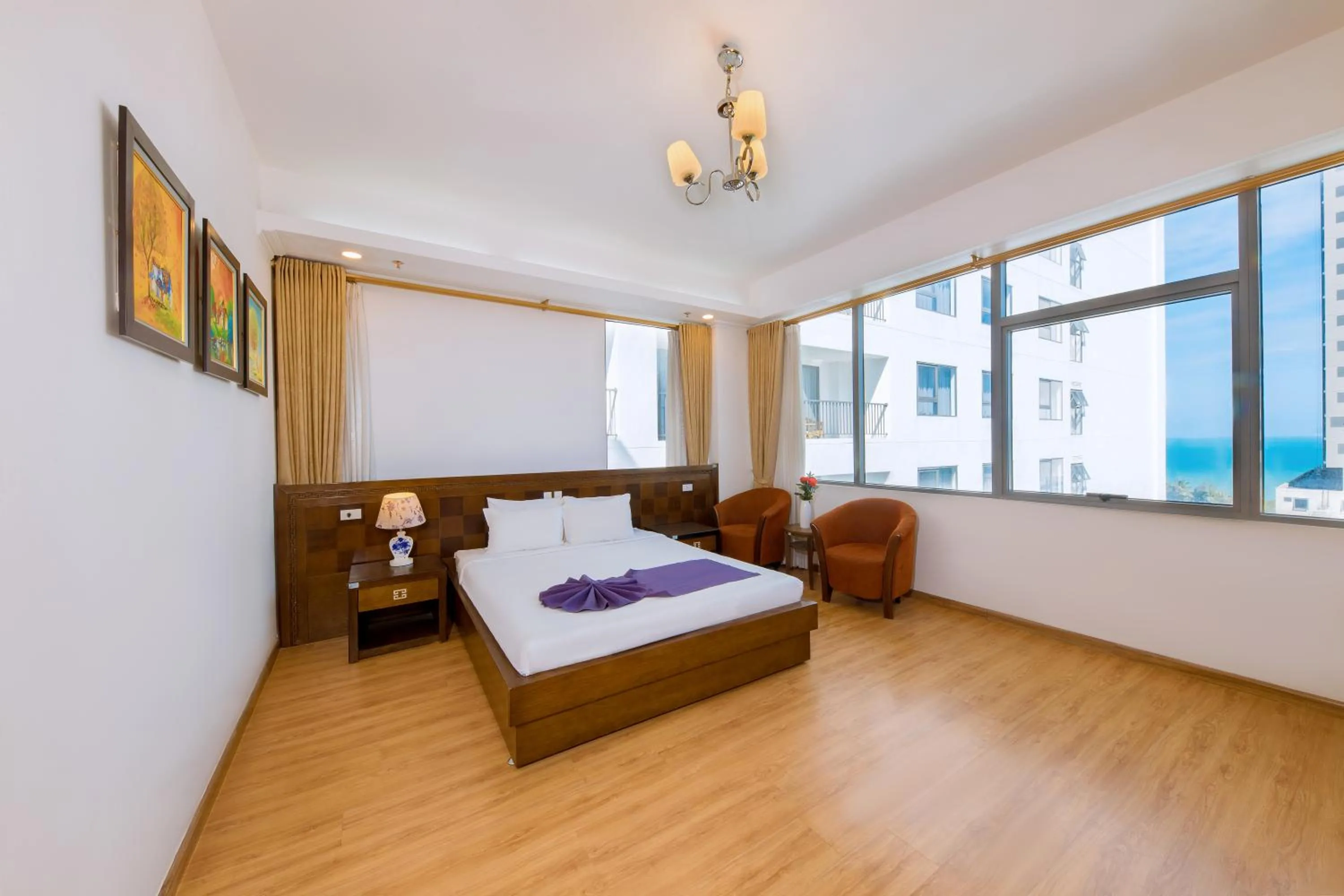 Bedroom, Bed in Central Nha Trang Hotel