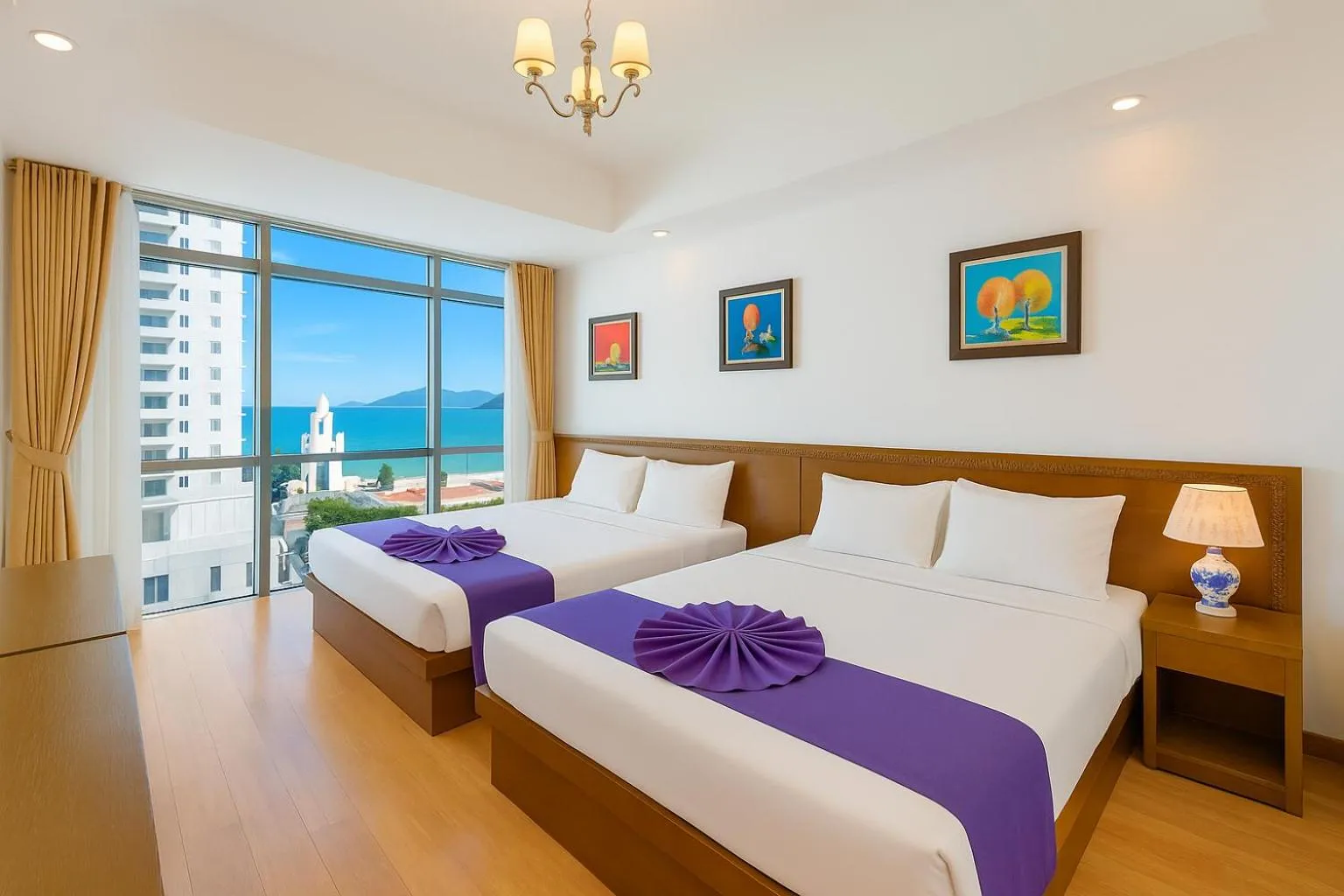 Bedroom, Bed in Central Nha Trang Hotel
