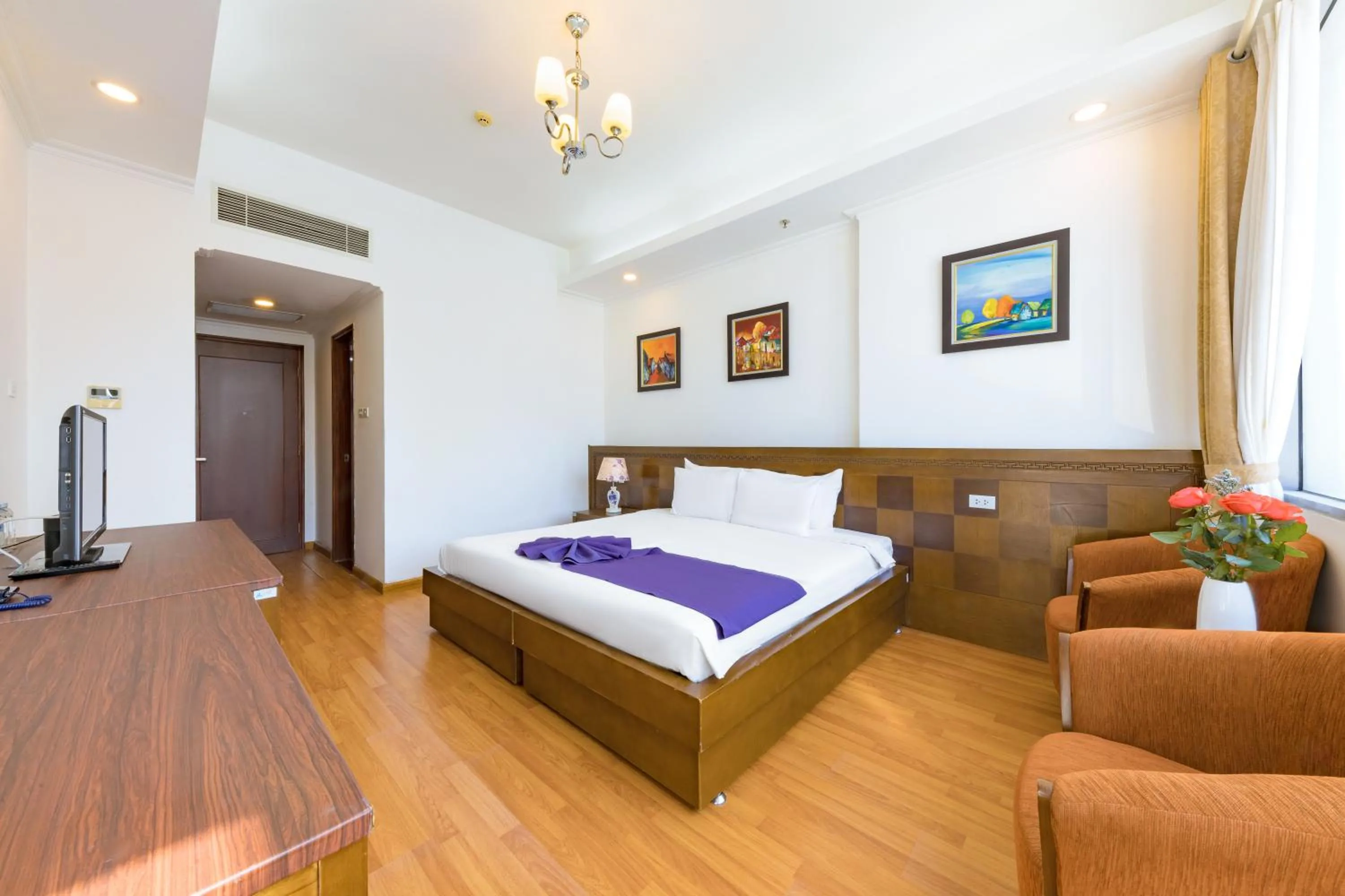 Bedroom, Bed in Central Nha Trang Hotel