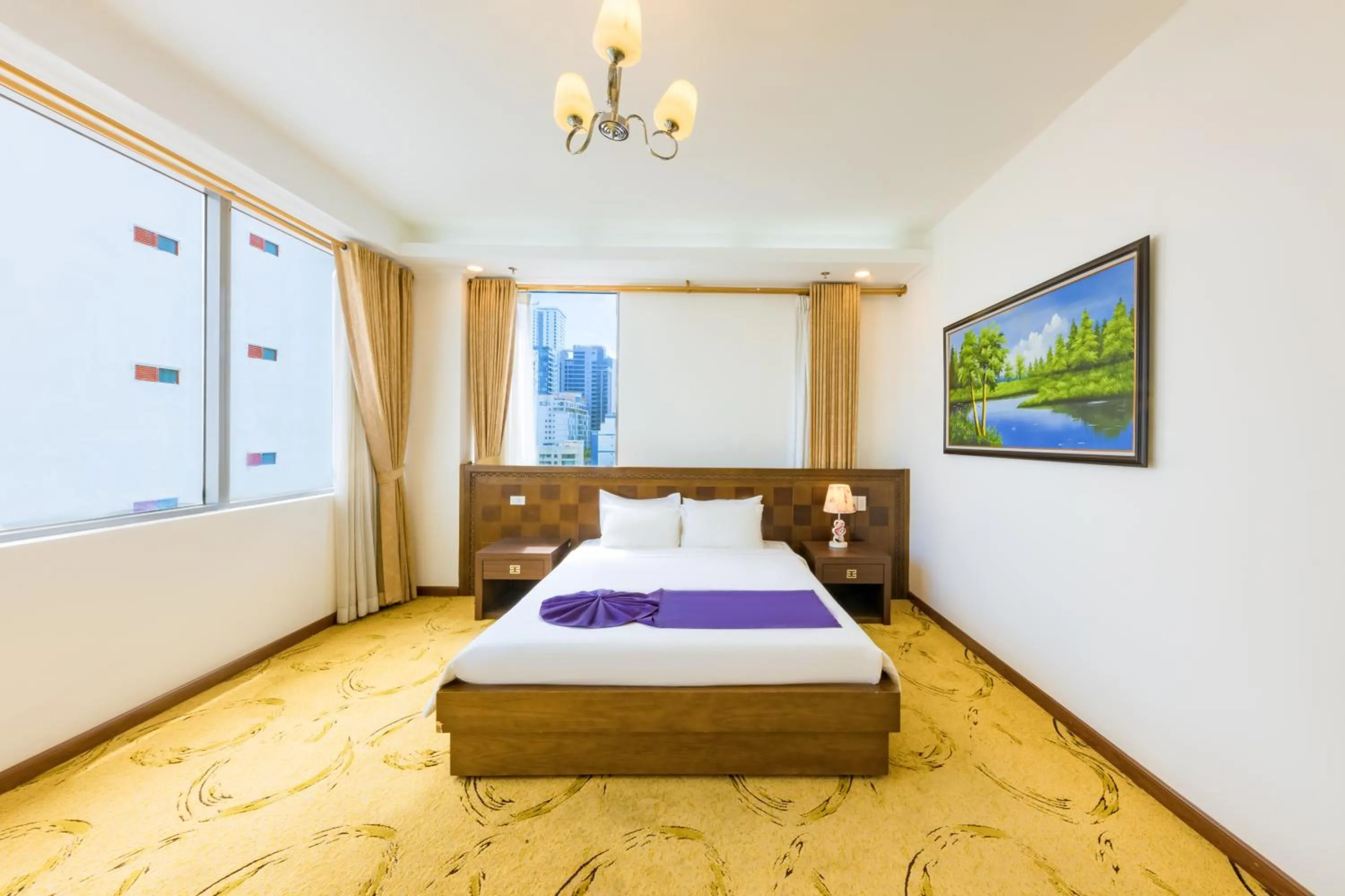 Bedroom, Bed in Central Nha Trang Hotel