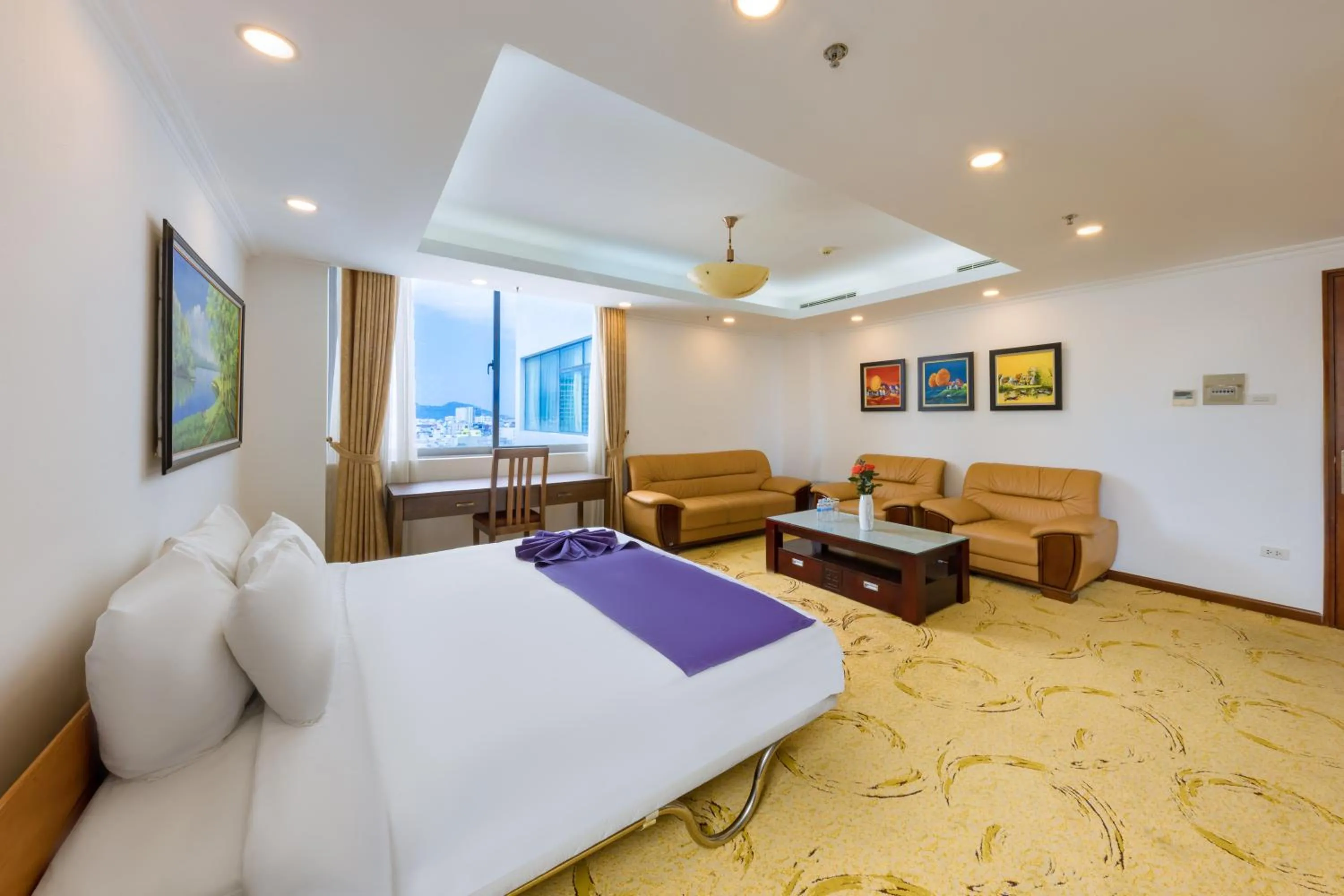 Bedroom, Bed in Central Nha Trang Hotel