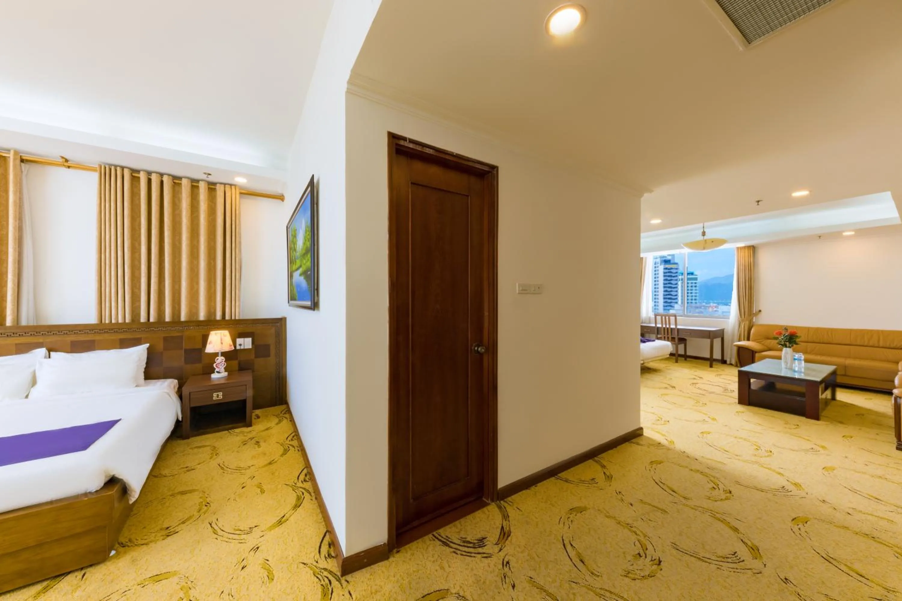 Photo of the whole room, Bed in Central Nha Trang Hotel