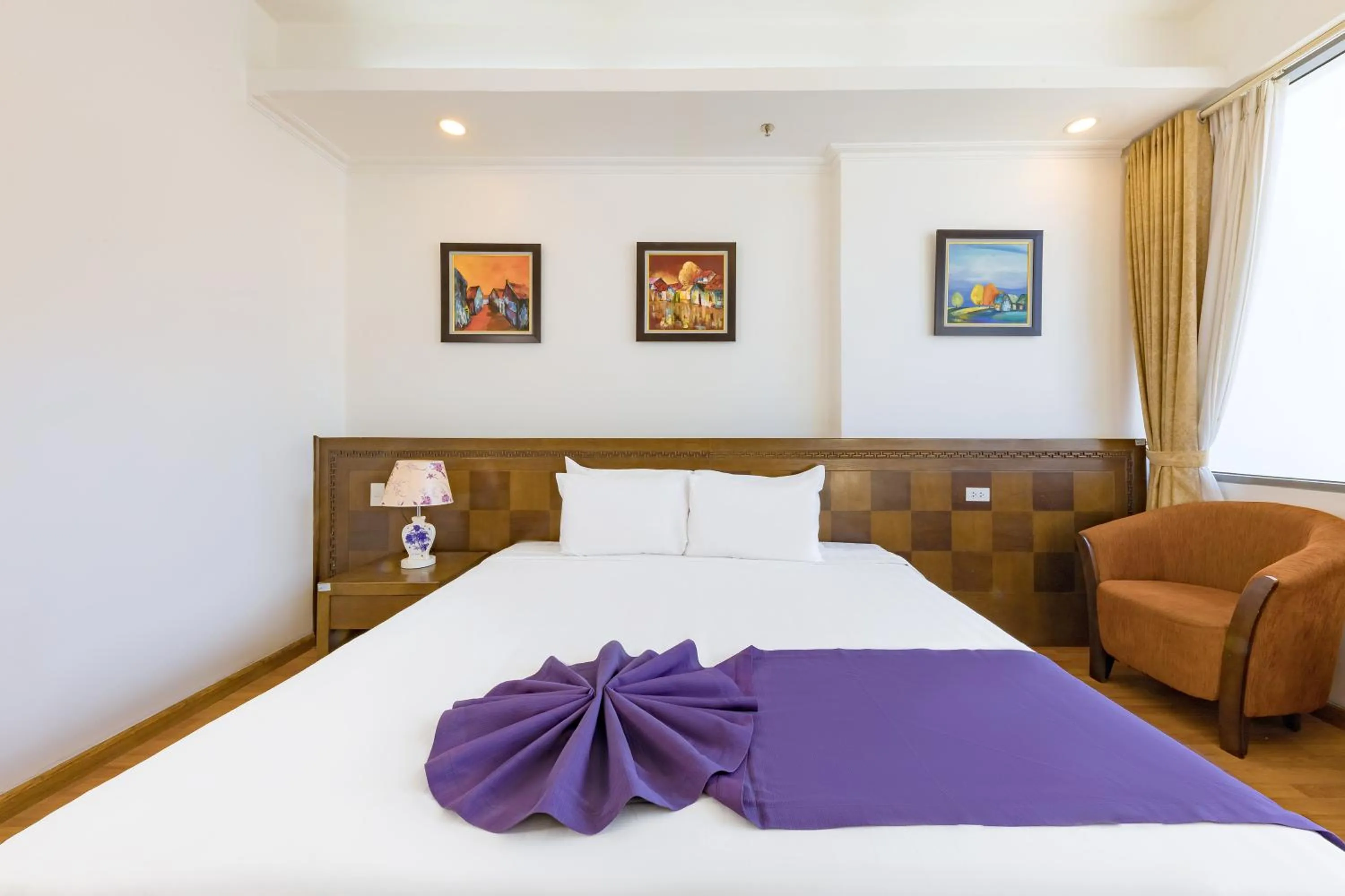 Bedroom, Bed in Central Nha Trang Hotel