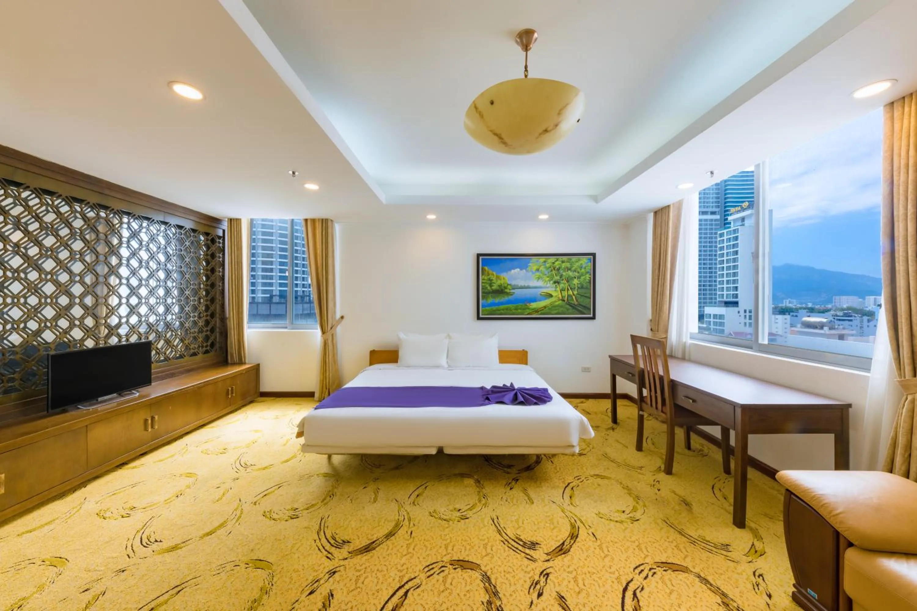 Bedroom, Bed in Central Nha Trang Hotel