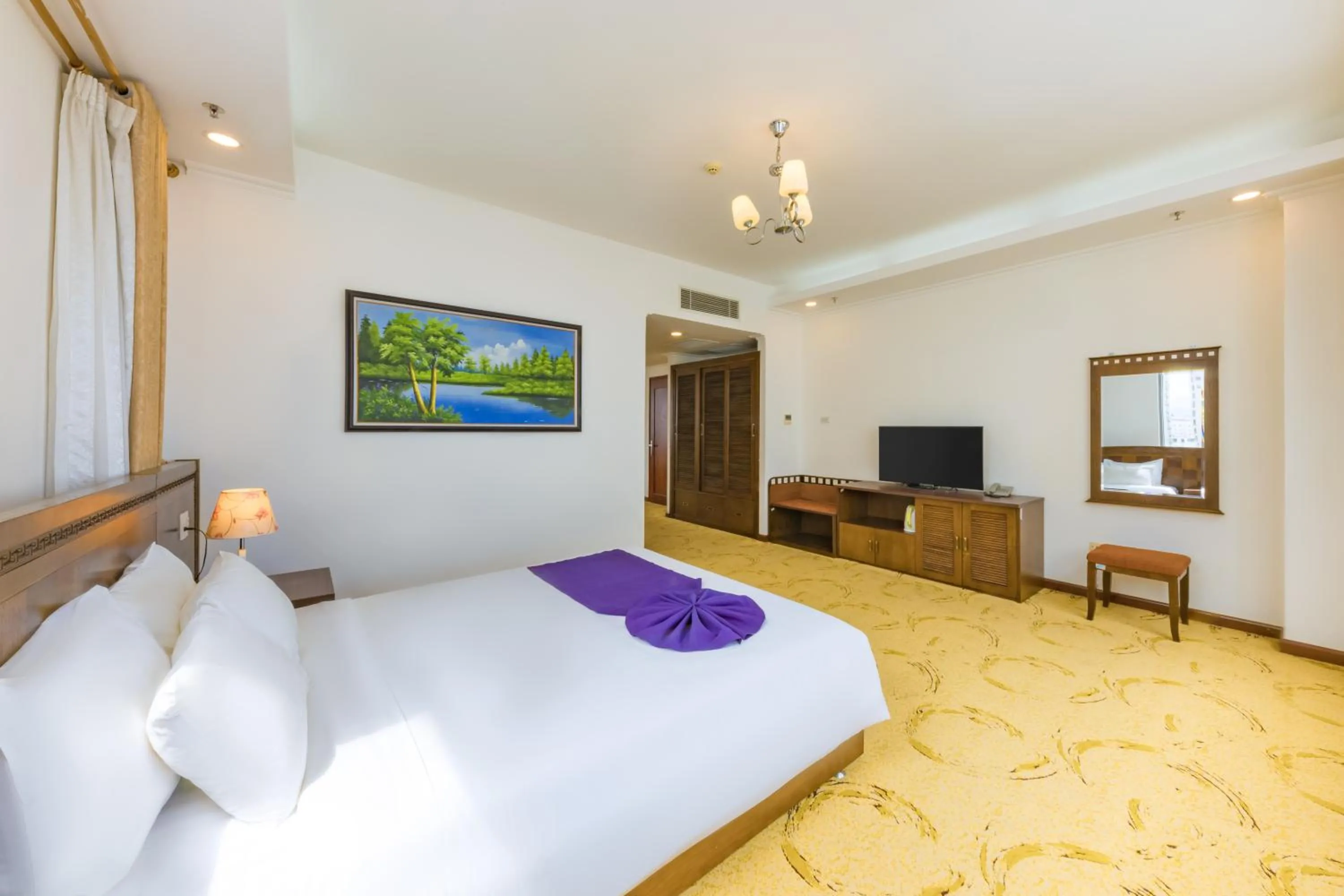 Bedroom, Bed in Central Nha Trang Hotel