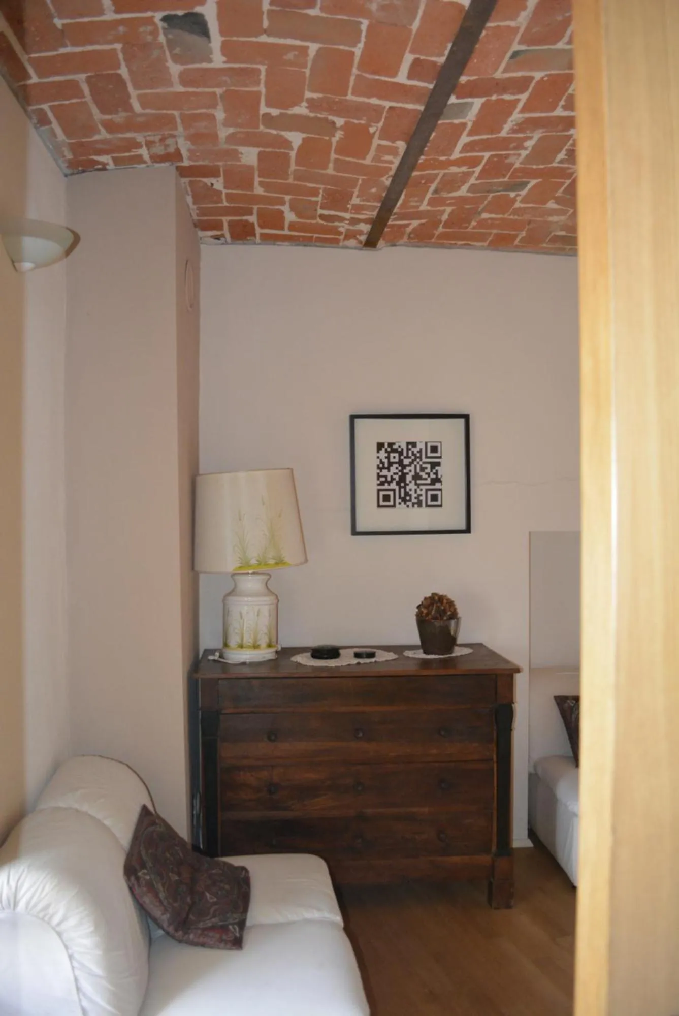 Living room in Cascina Valtignosa Camere Con Vigna