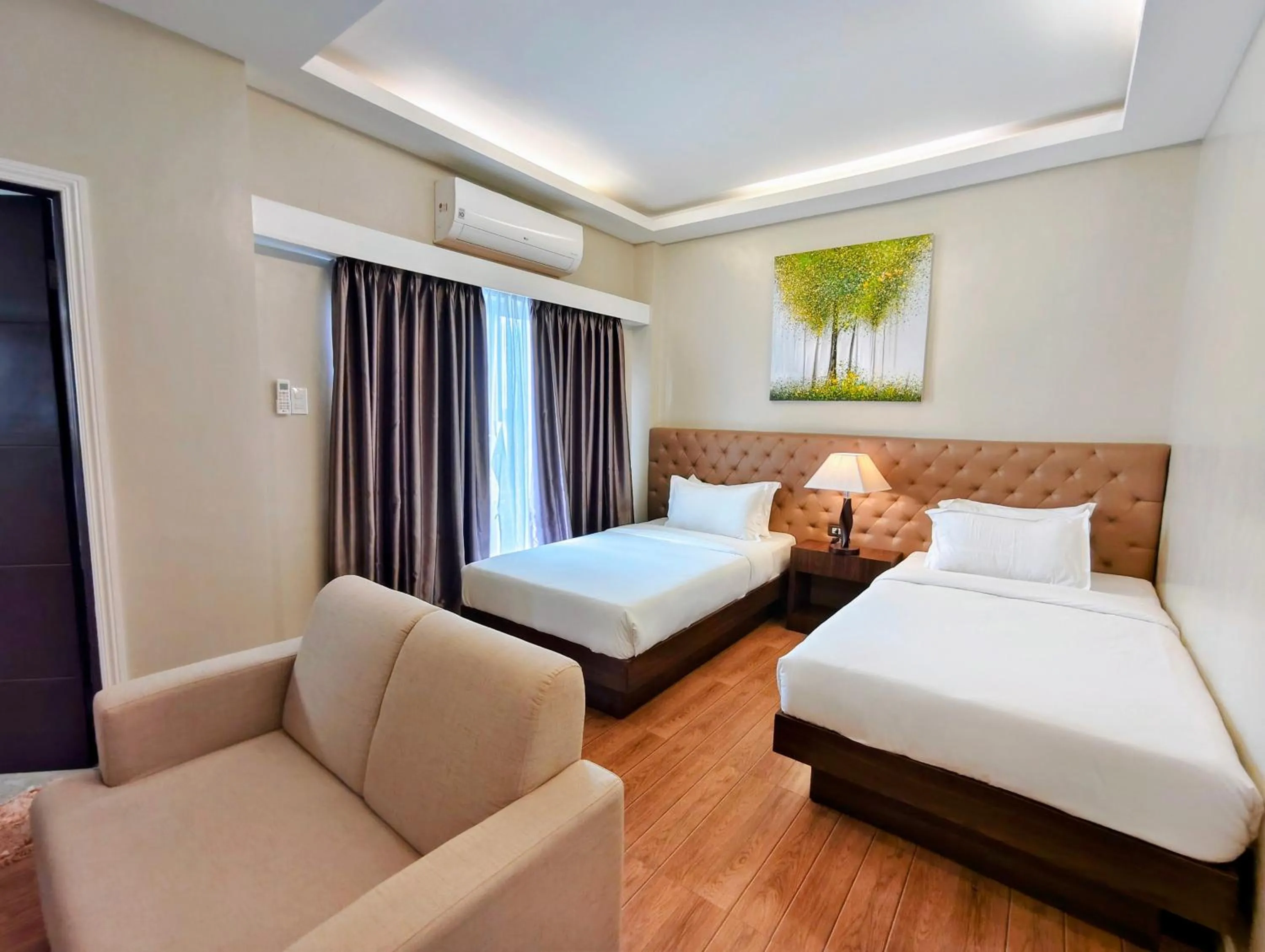 Bed in Ambien's Place Residential Hotel