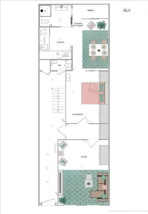 Floor plan in Apartment Villa Ksenija