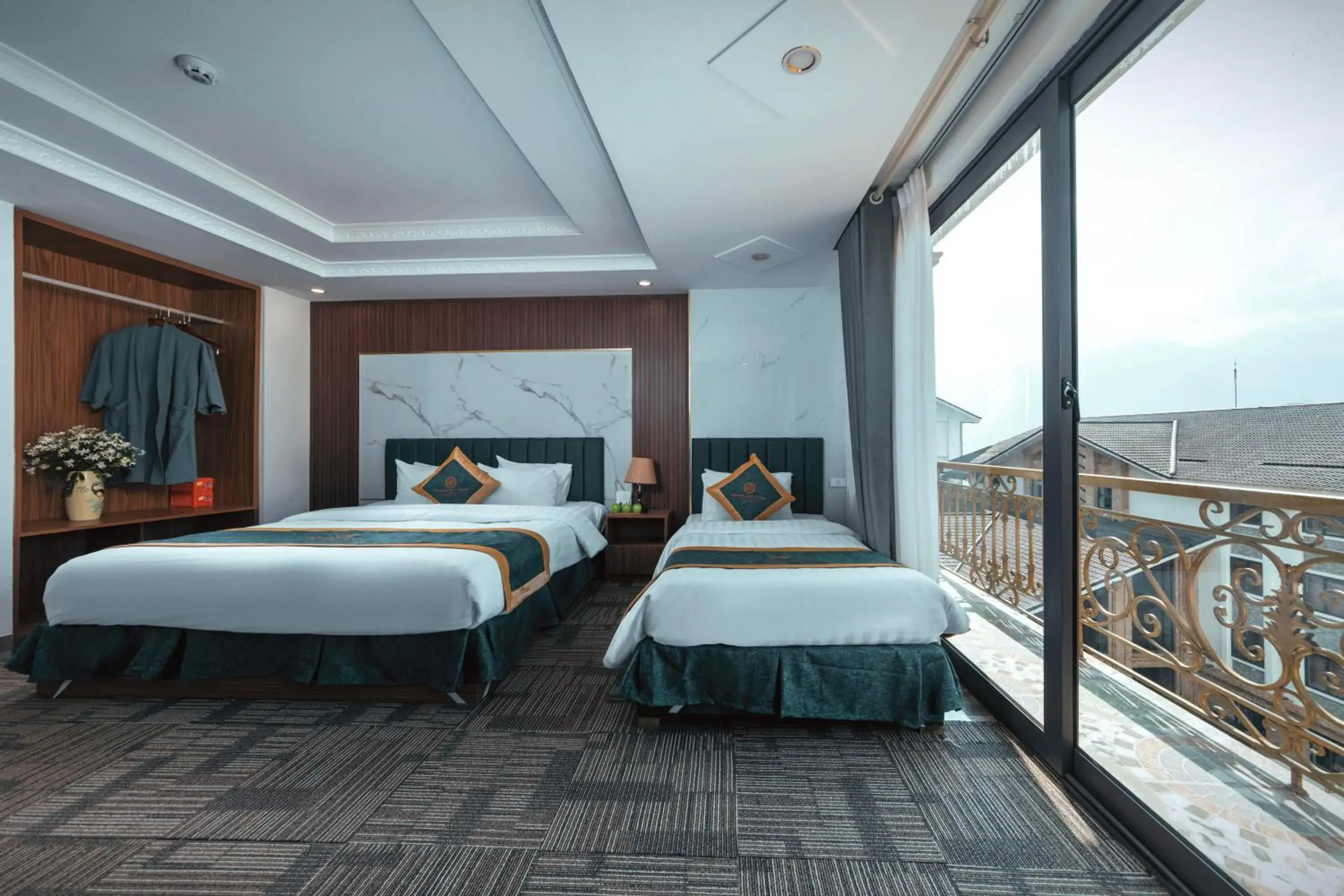 Triple Room with City View in Central Sapa March Hotel Triple Room with City View in Central Sapa March Hotel