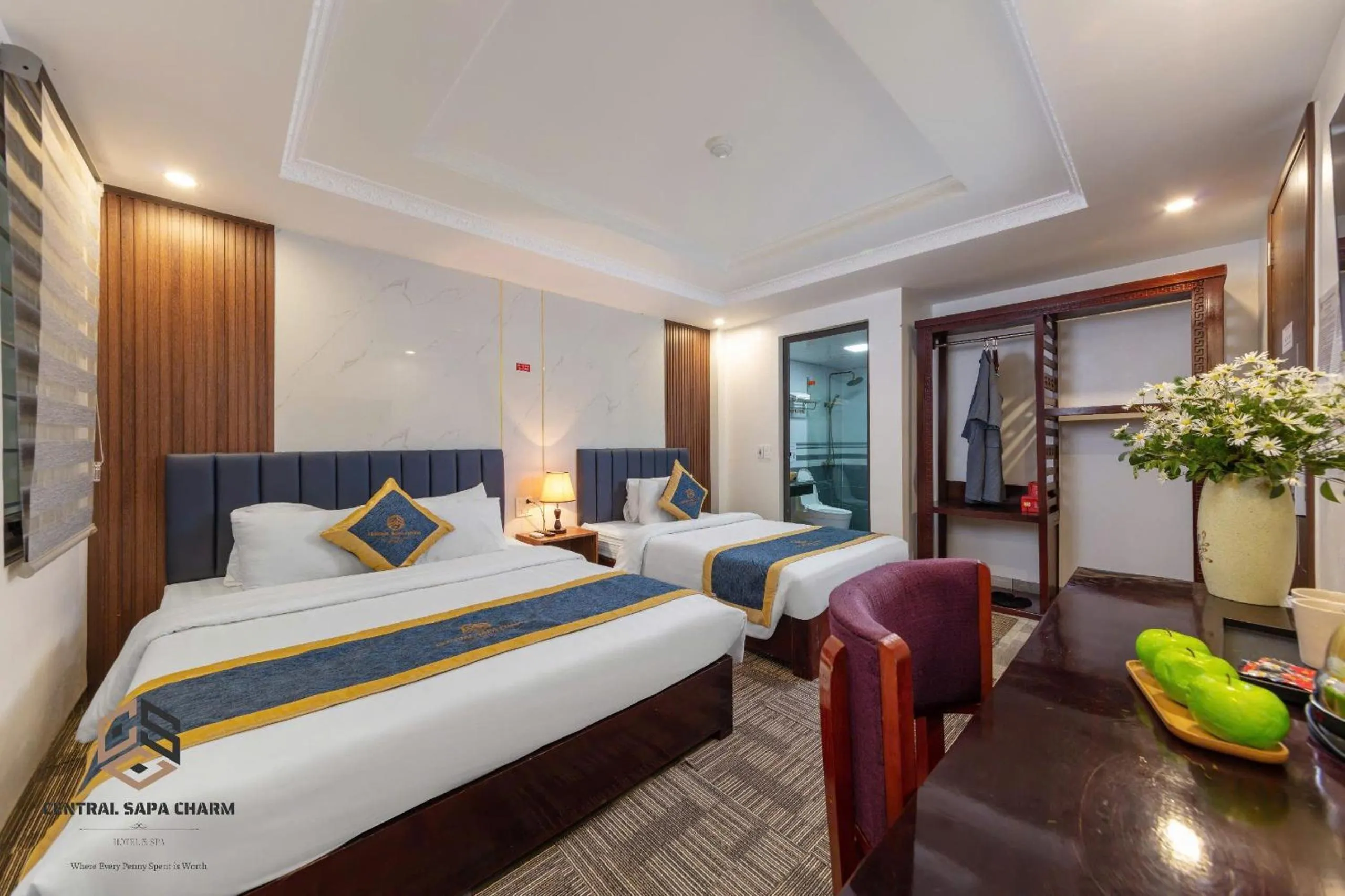 Bedroom, Bed in Central Sapa March Hotel