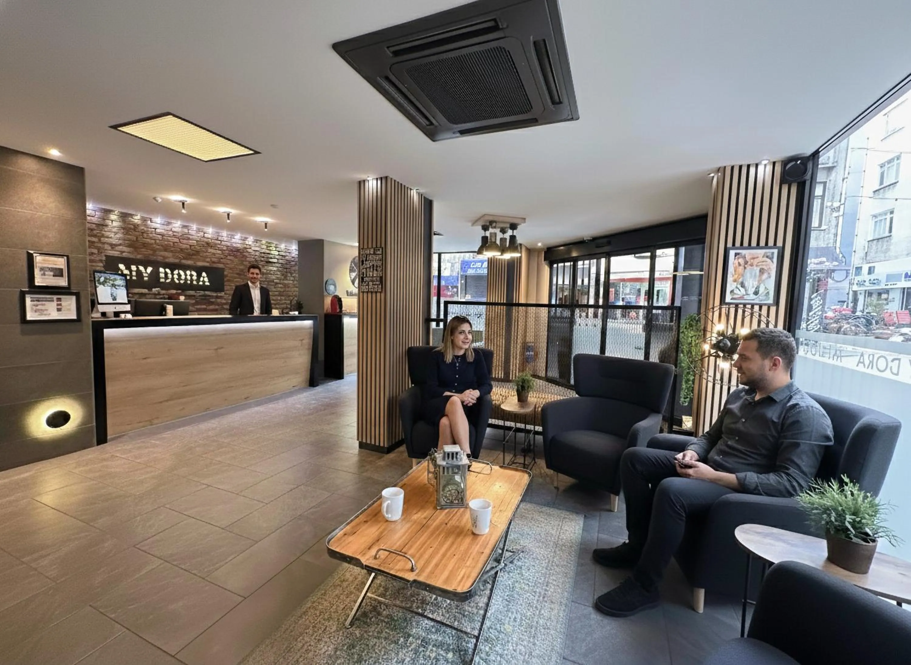 Lobby or reception in My Dora Hotel