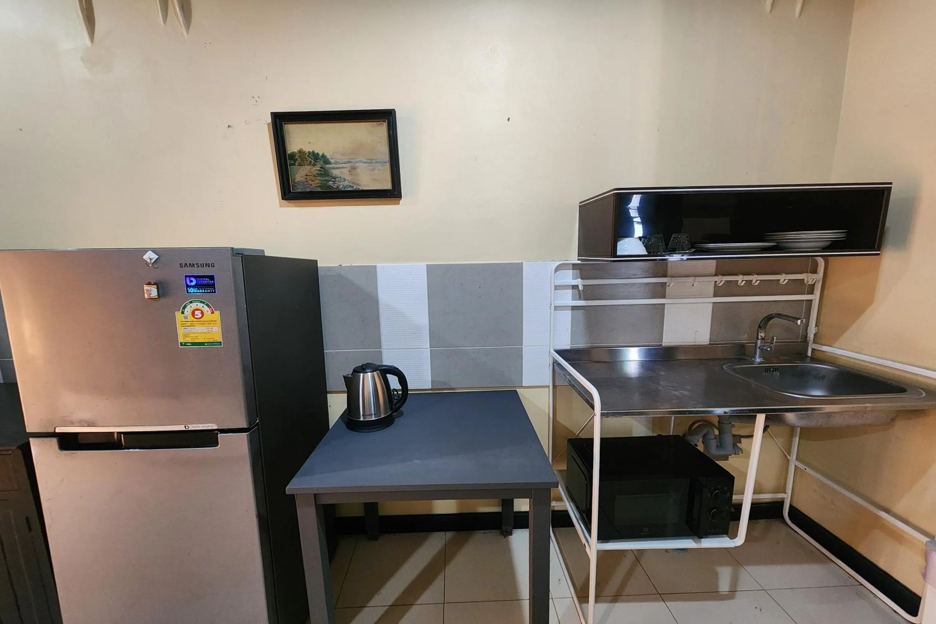 Kitchen or kitchenette in Baan Nara 15