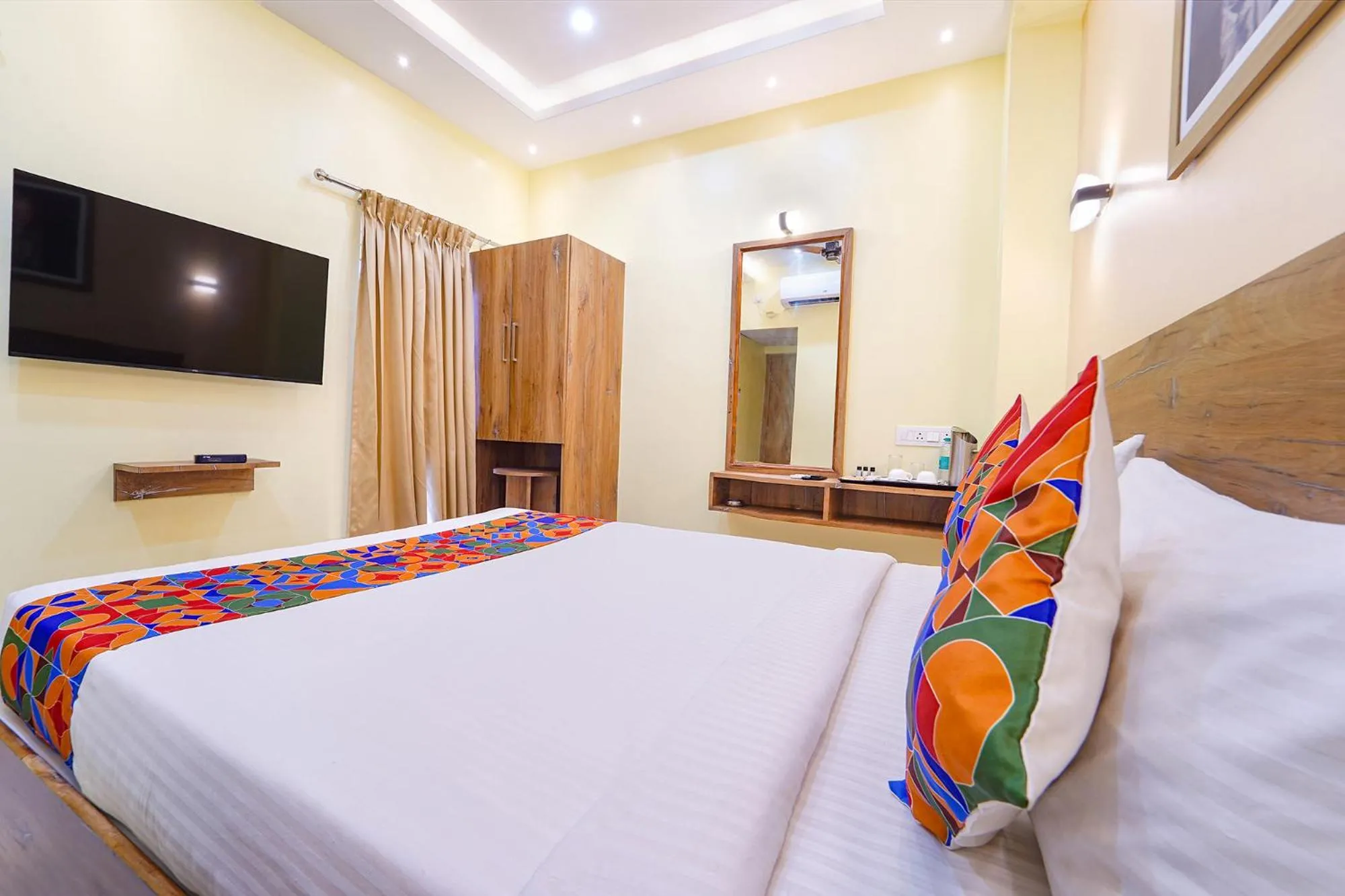 Bed in FabHotel INK - Nr Coimbatore North Railway Station