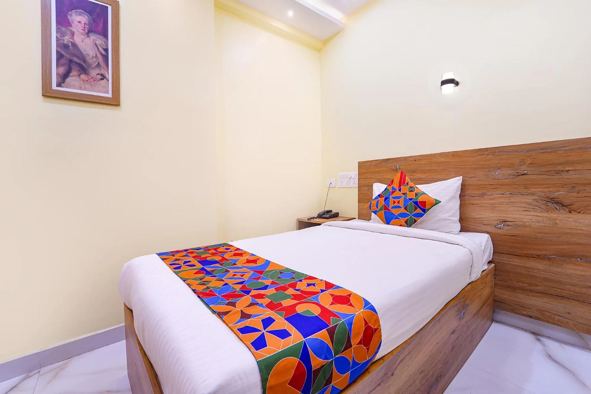 Bed in FabHotel INK - Nr Coimbatore North Railway Station